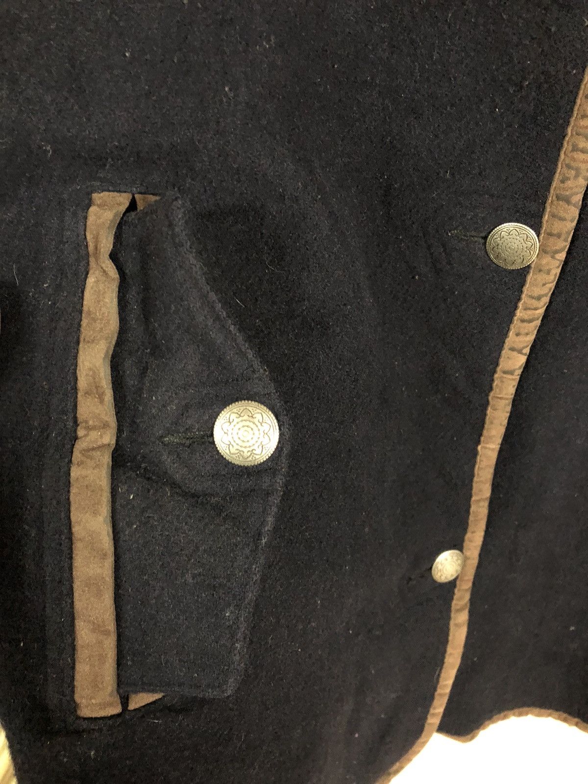 Vintage × Woolrich Woolen Mills Vintage 80’s Woolrich Wool Long Jacket Size XL / US 12-14 / IT 48-50 - 3 Thumbnail