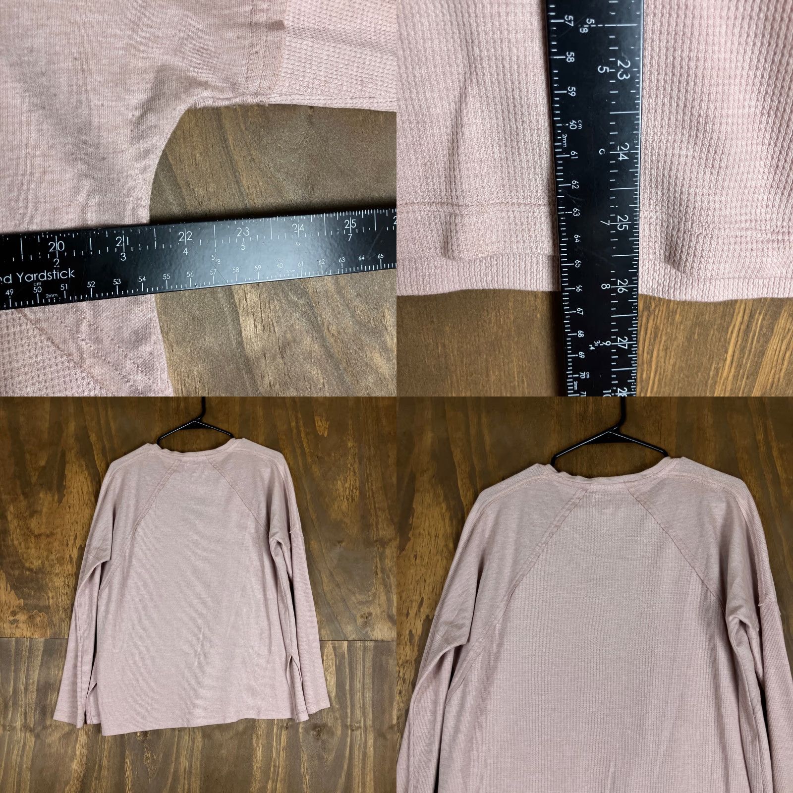 Lucky Brand Lucky Brand Womens Shirt Tan V Neck Long Sleeve Boxy Oversized Side Slits M Size M / US 6-8 / IT 42-44 - 8 Thumbnail