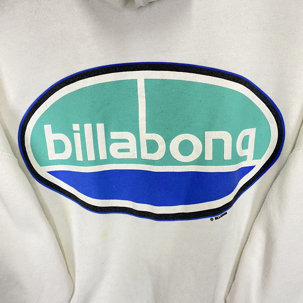 Billabong × Vintage Vintage 90s Billabong Big Logo Pullover Hoodie Size US M / EU 48-50 / 2 - 5 Thumbnail
