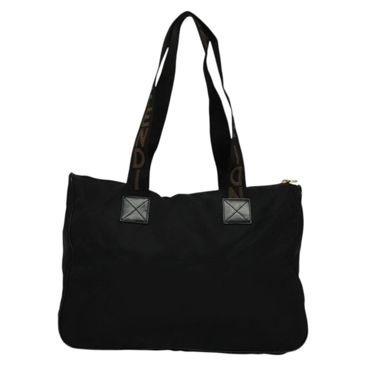 Fendi FENDI Shoulder Bag Nylon Black Gold Size ONE SIZE - 3 Thumbnail