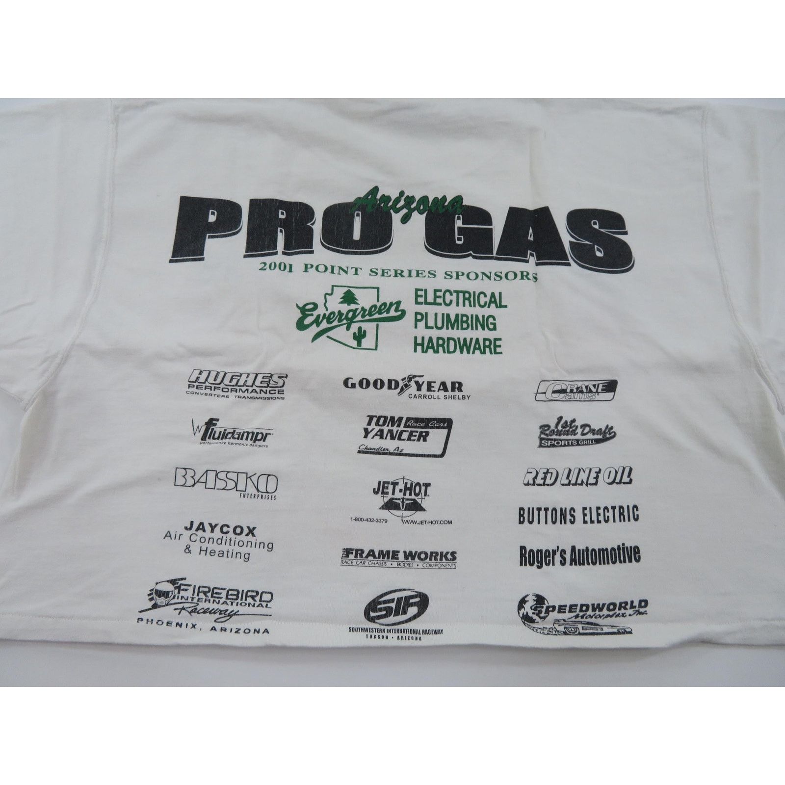 Fruit Of The Loom Arizona Pro Gas Cropped 2001 T-Shirt XL Nascar Style Size US XL / EU 56 / 4 - 4 Thumbnail