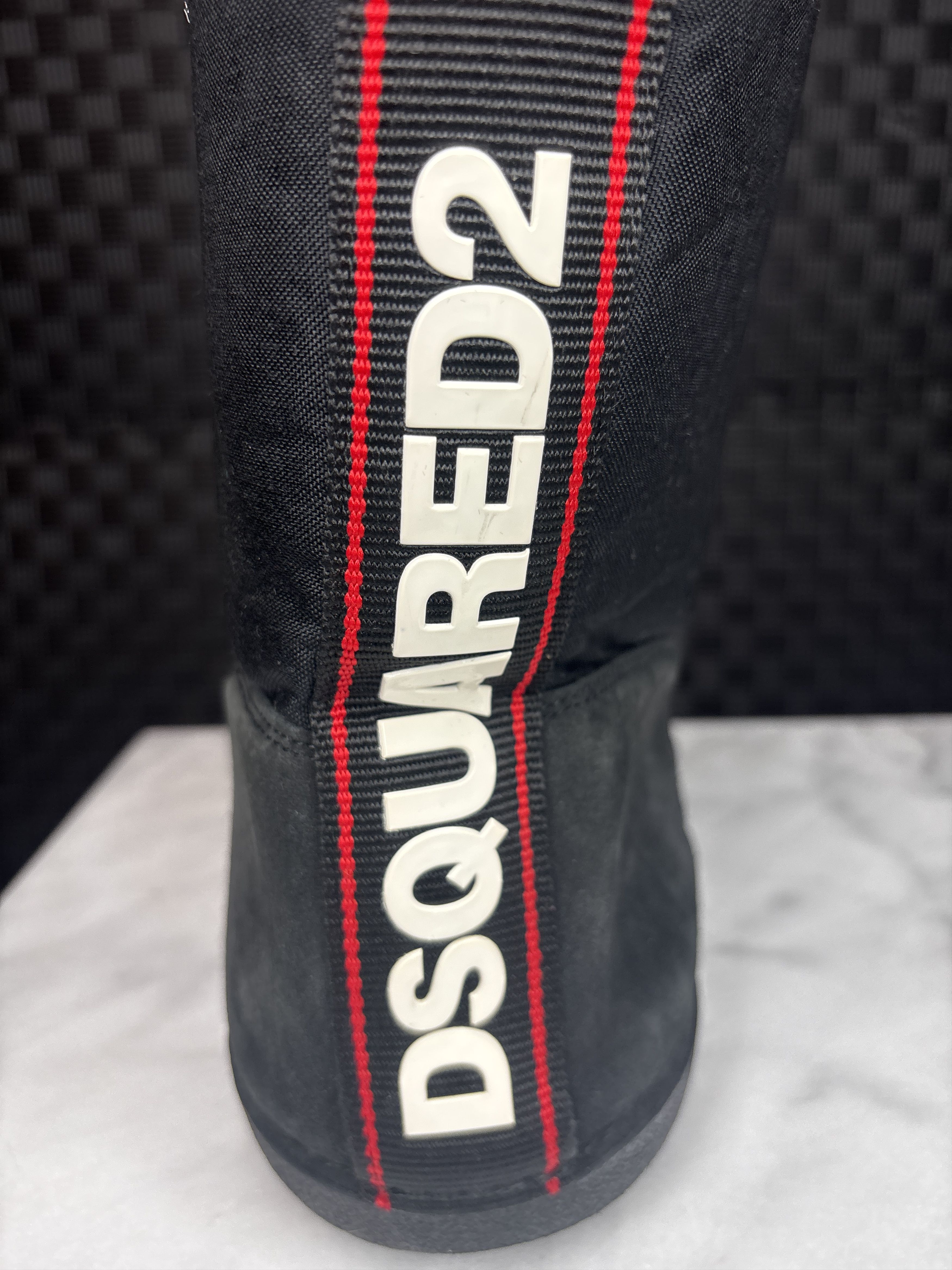 Dsquared2 DSQUARED2 UNISEX Black Ski Boots Rubber Outsole EU 38-40 Size US 6 / EU 39 - 5 Thumbnail
