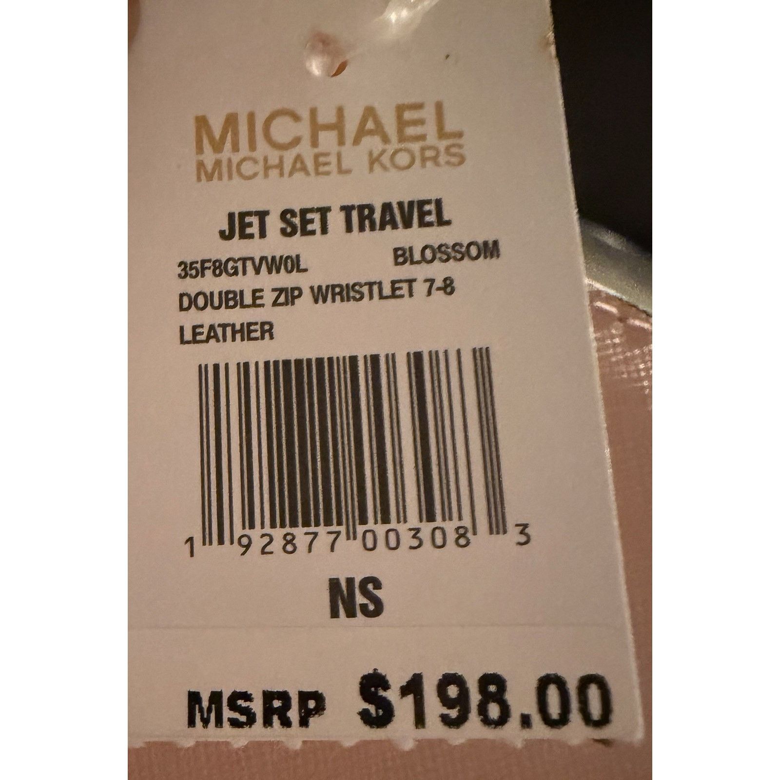 Michael Kors Michael Kors Jet Set Travel Double Zip Wristlet Blossom Size ONE SIZE - 4 Thumbnail