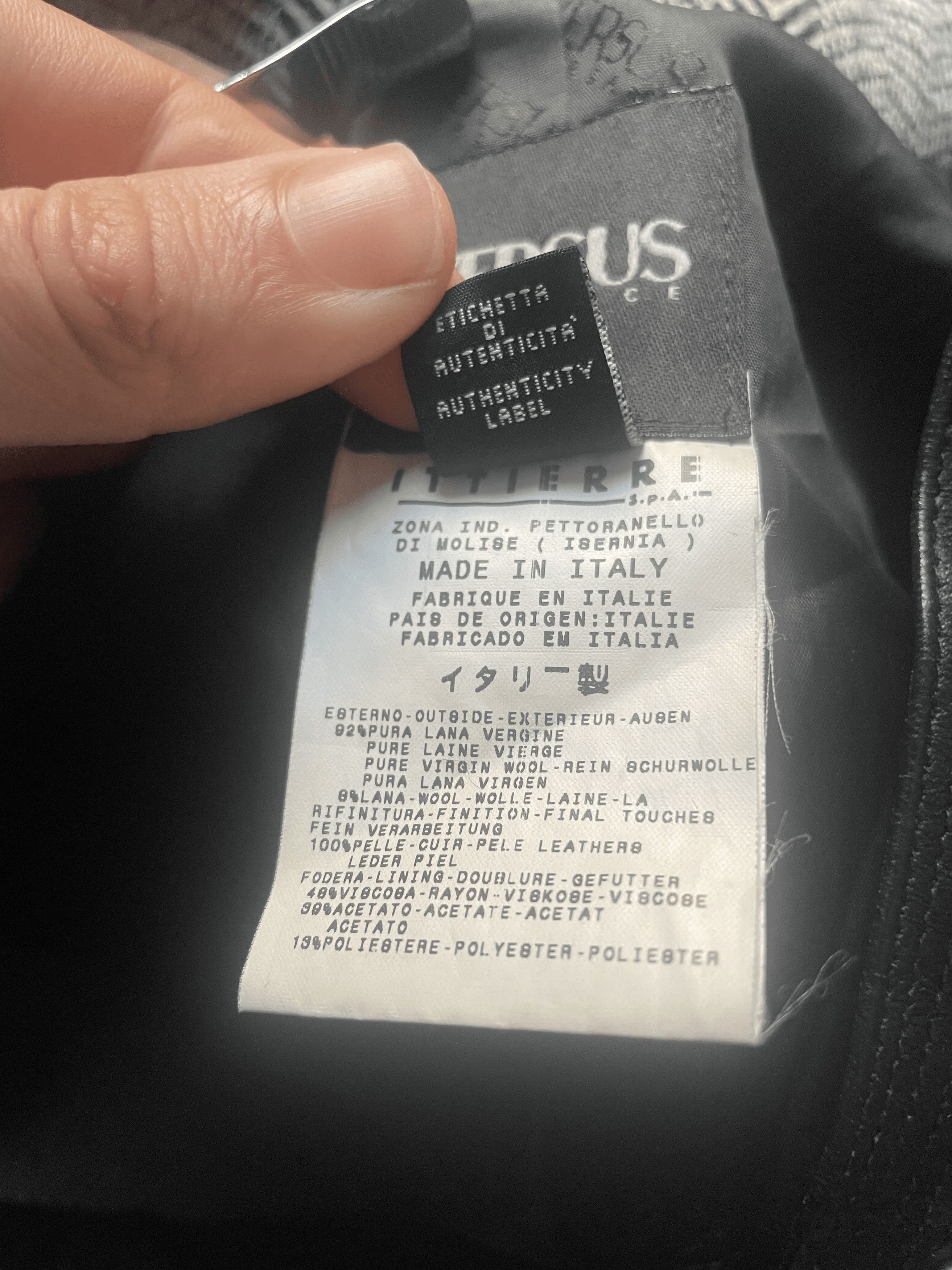 Versus Versace Versace Wool Bondage Jacket 1990's Size M / US 6-8 / IT 42-44 - 3 Thumbnail