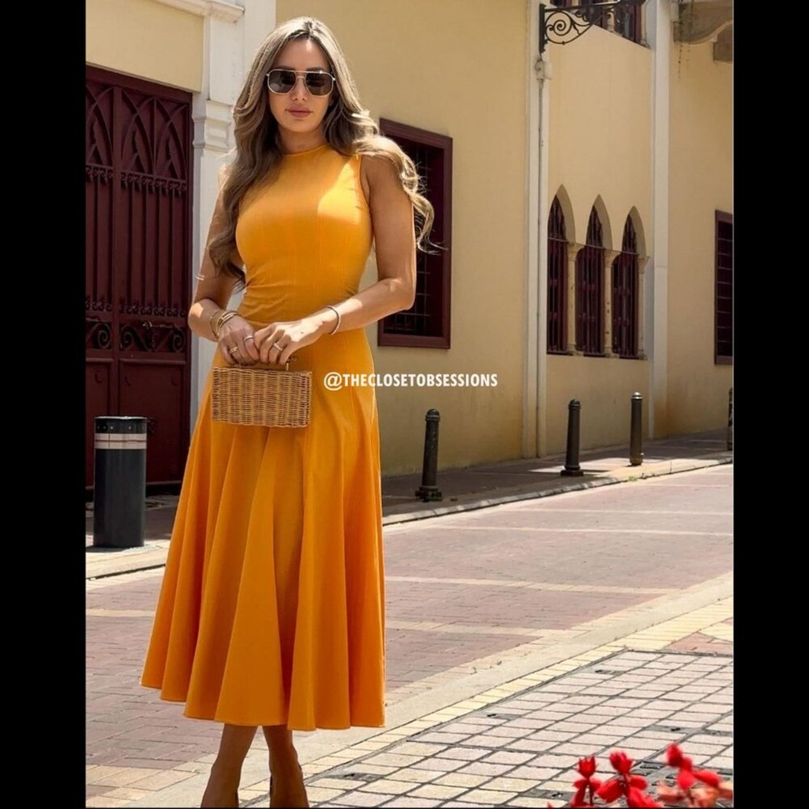 Zara ZARA BLOGGER FAVE!!! Cotton-Blend Midi Dress Size L / US 10 / IT 46 - 5 Thumbnail