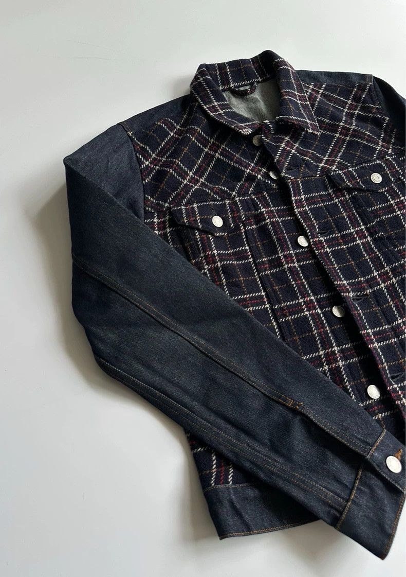 Dries Van Noten Dries Van Noten Check Denim Jacket- dmc Size US M / EU 48-50 / 2 - 1 Thumbnail