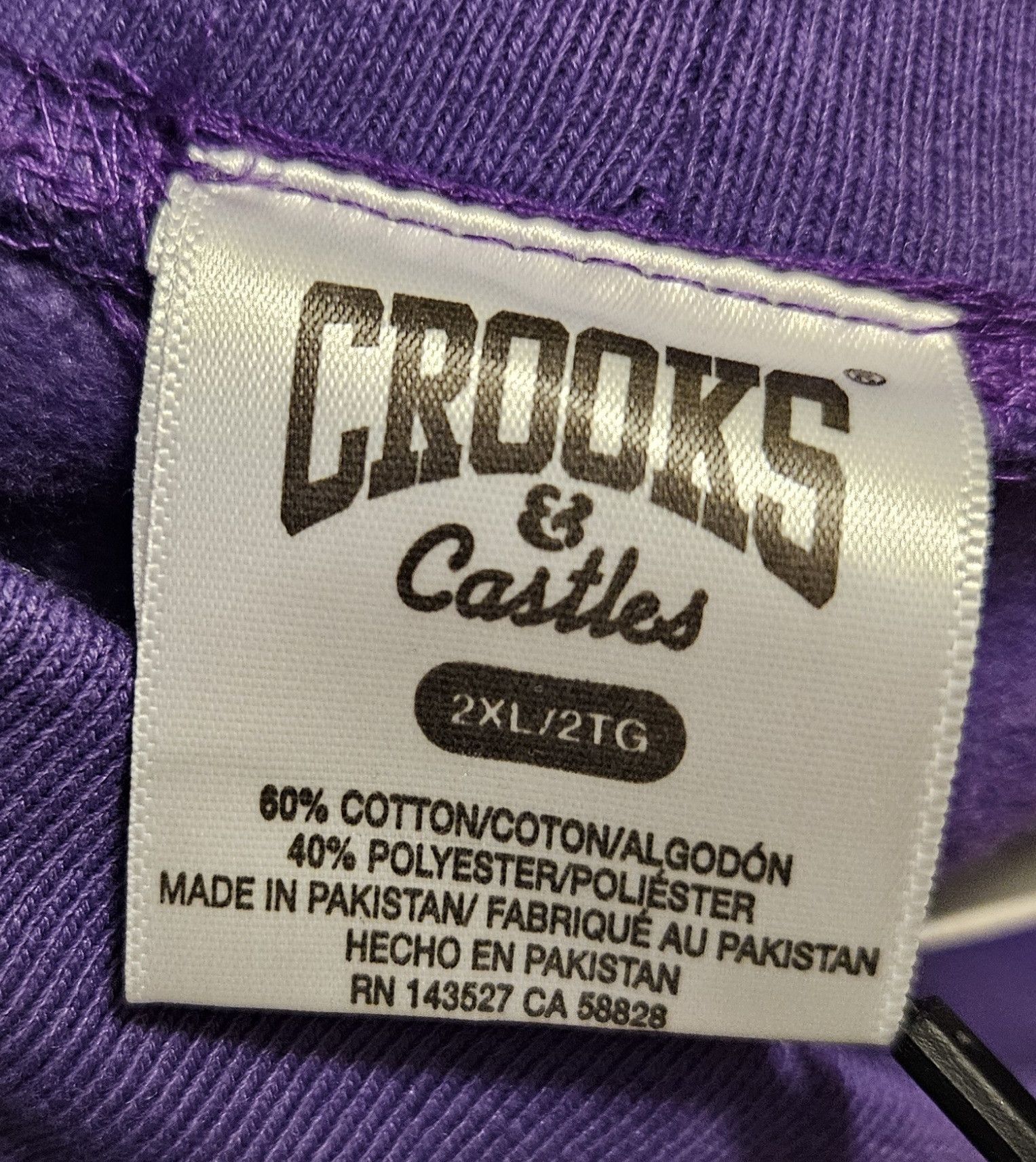 Crooks & Castles Crooks & Castles Men's Purple Jogger Sweatpants Size 2xl Size US 38 / EU 54 - 5 Thumbnail