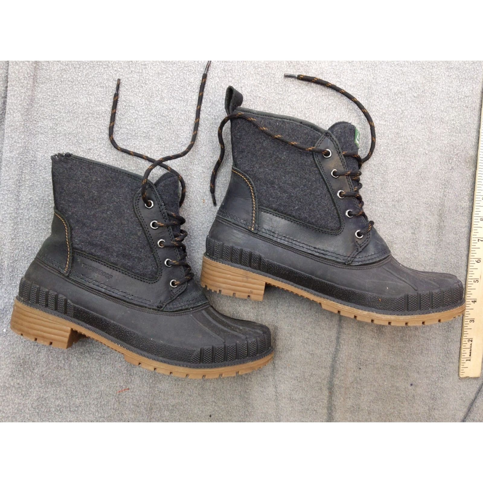 Vintage Kamik Womens Snow Boot 10 Black Waterproof Insulated Ankle Lace Up Winter Boots Size US 10 / IT 40 - 2 Thumbnail