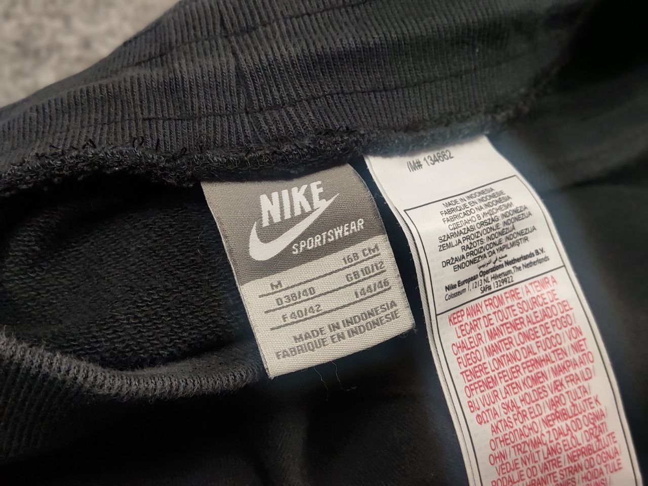 Nike Nike Vintage track drawstring Black Baggy Pants Y2K Style Size US 32 / EU 48 - 14 Thumbnail