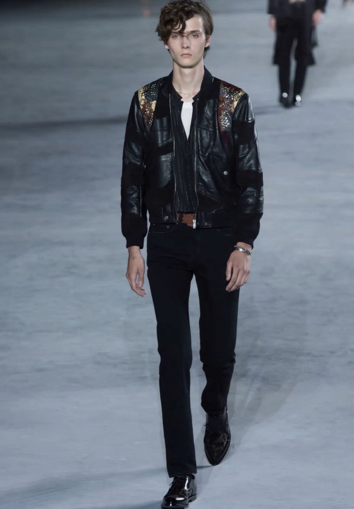Saint Laurent Paris Saint Laurent (SLP) 18SS Stretch Black Basic Denim Jeans Size US 31 - 9 Thumbnail