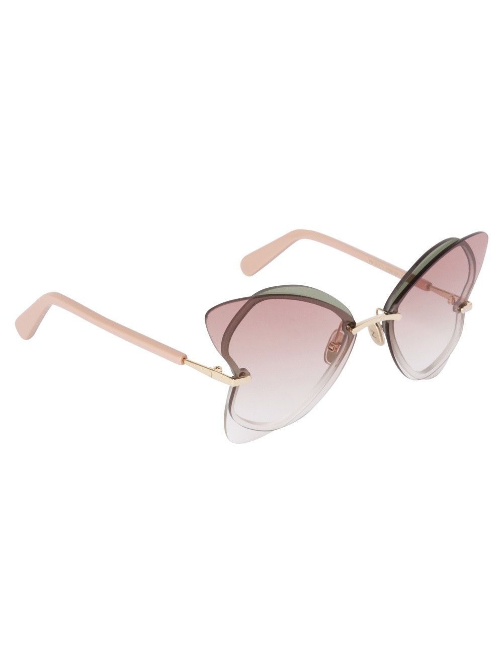 Zimmermann oc11z0925 Size: OS / Gleam Butterfly Sunglasses in Rose Pink Size ONE SIZE - 2 Thumbnail
