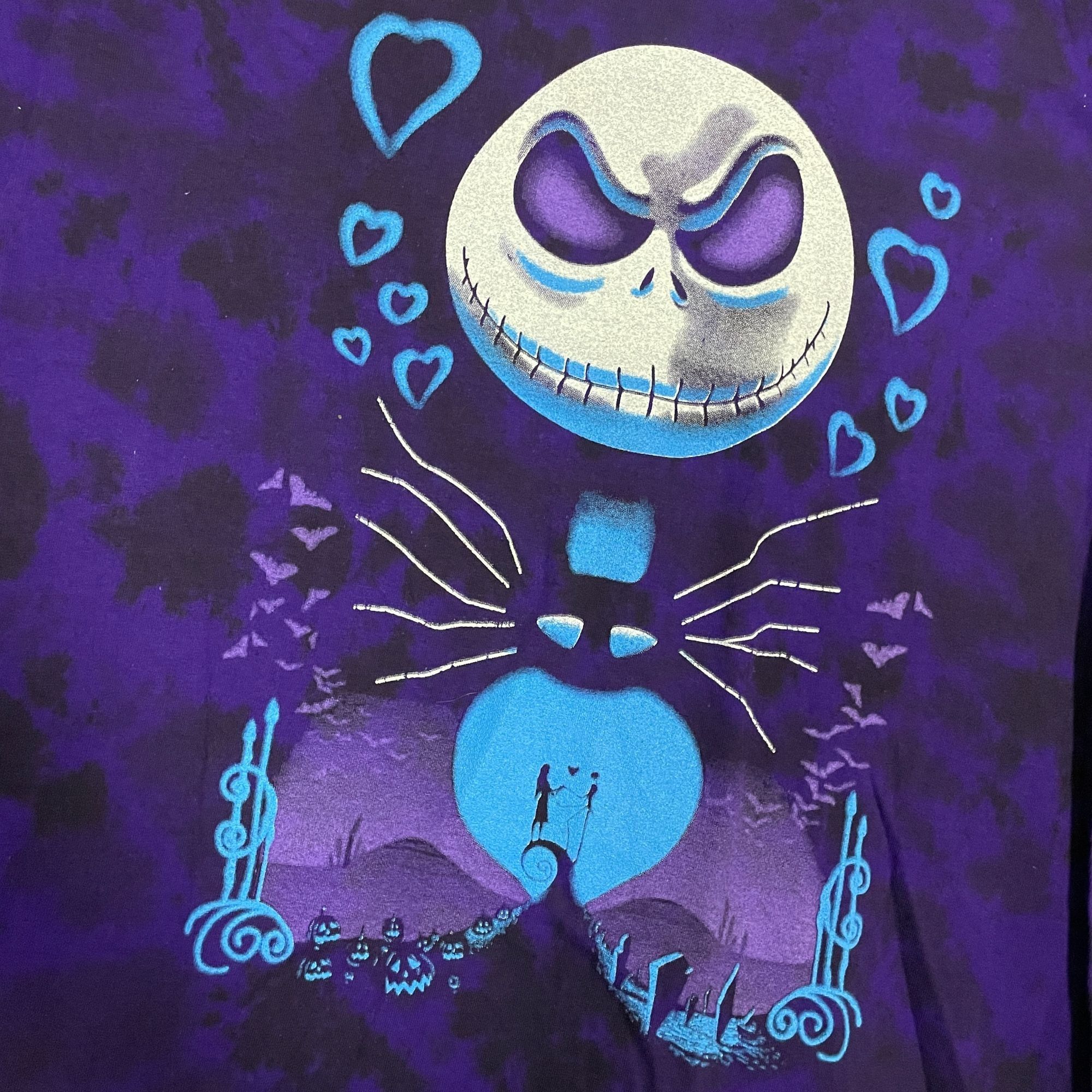 Disney Tim Burton‘s a Nightmare Before Christmas Graphic Tie-dye T- Size US L / EU 52-54 / 3 - 4 Thumbnail