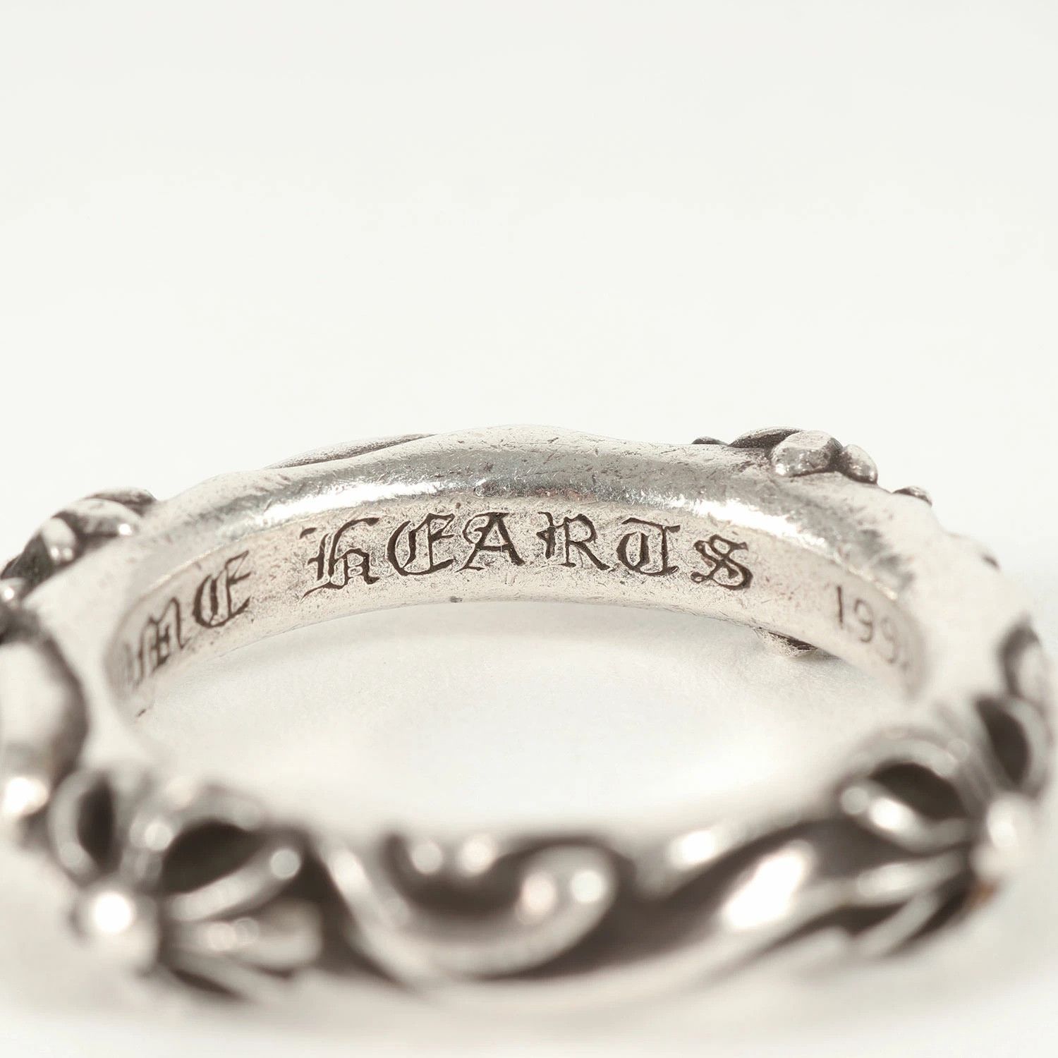 Chrome Hearts RARE SIZE! 10 CHROME HEARTS SBT SCROLL BAND RING silver Size ONE SIZE - 9 Thumbnail