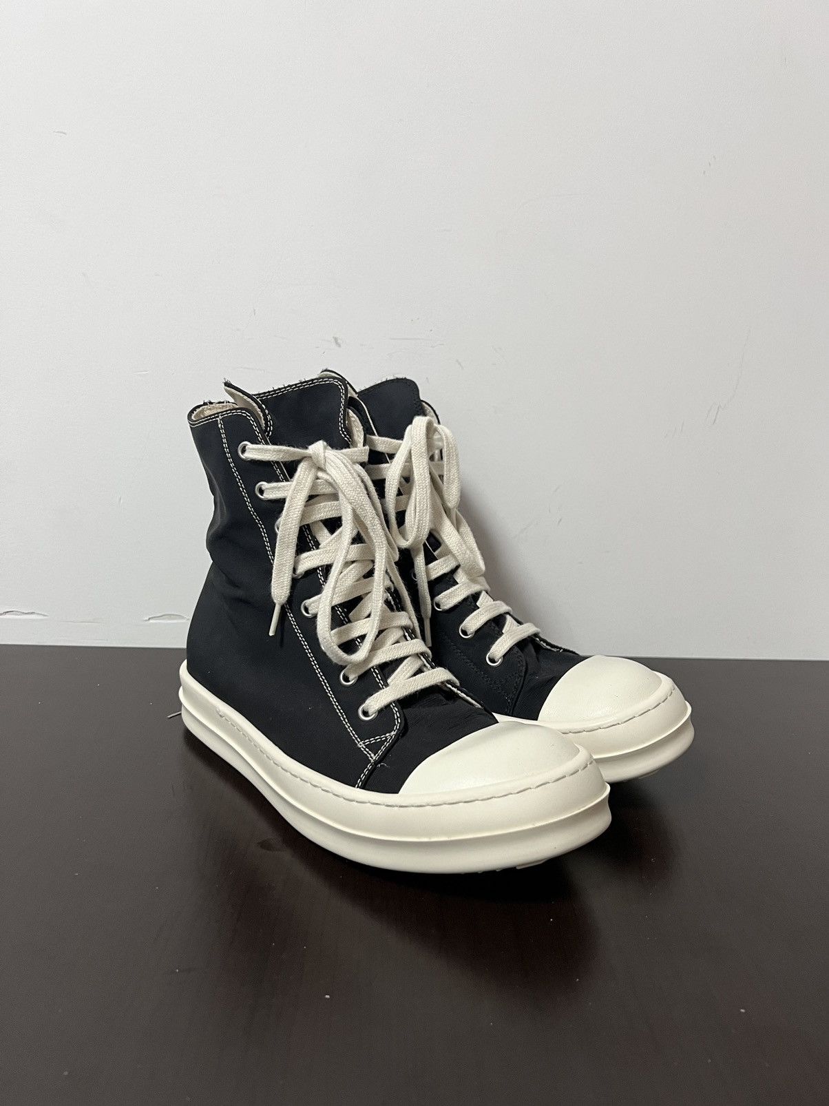Rick Owens Drkshdw Rick owens ss19 ramones high top sneakers sz38 Size US 8 / IT 38 - 5 Thumbnail
