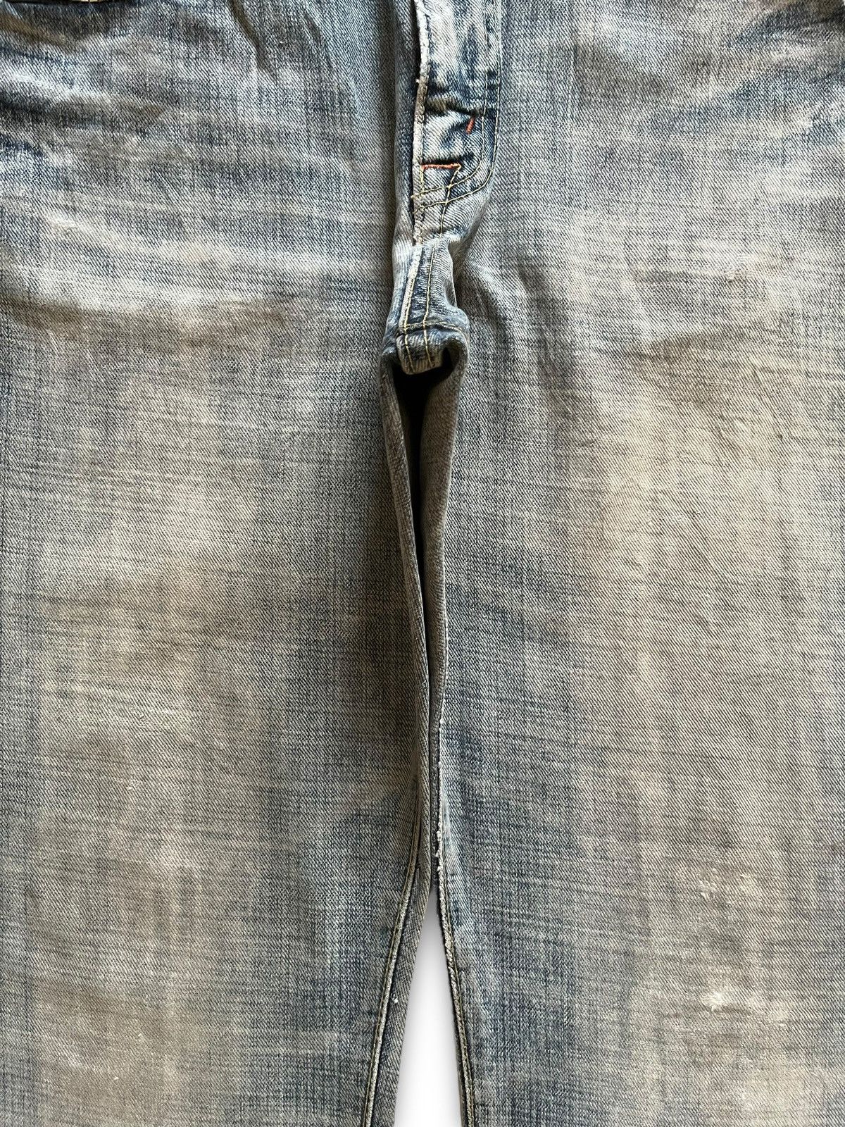 Japanese Brand Vintage Japanese Brand Mud Wash Distressed Loose Jeans Size US 33 - 5 Thumbnail