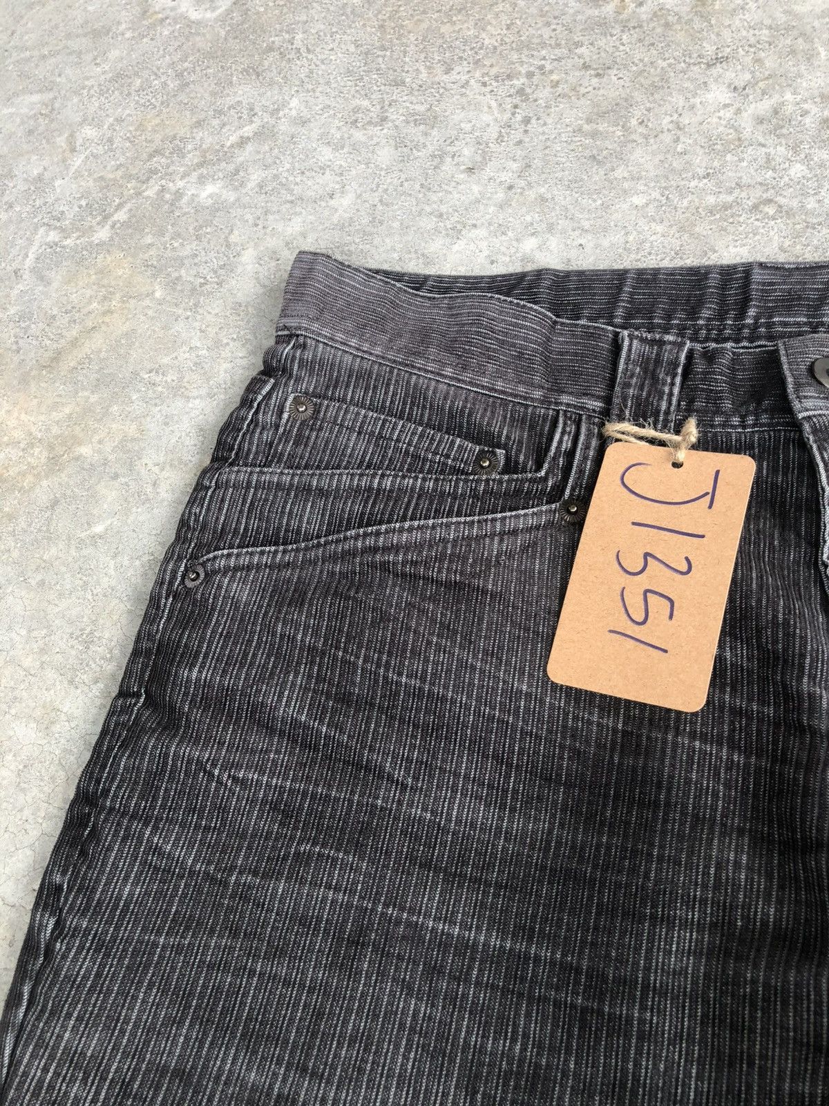 If Six Was Nine Japanese Male Flared Jeans Distressed Corduroy Size US 31 - 14 Thumbnail