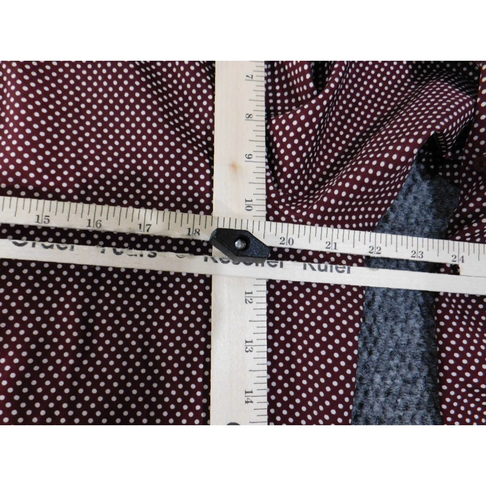 Vintage Ann Taylor Top Large Red Dots Polka Dot Casual Polyester Button-Up Womens L Shirt Size L / US 10 / IT 46 - 6 Thumbnail