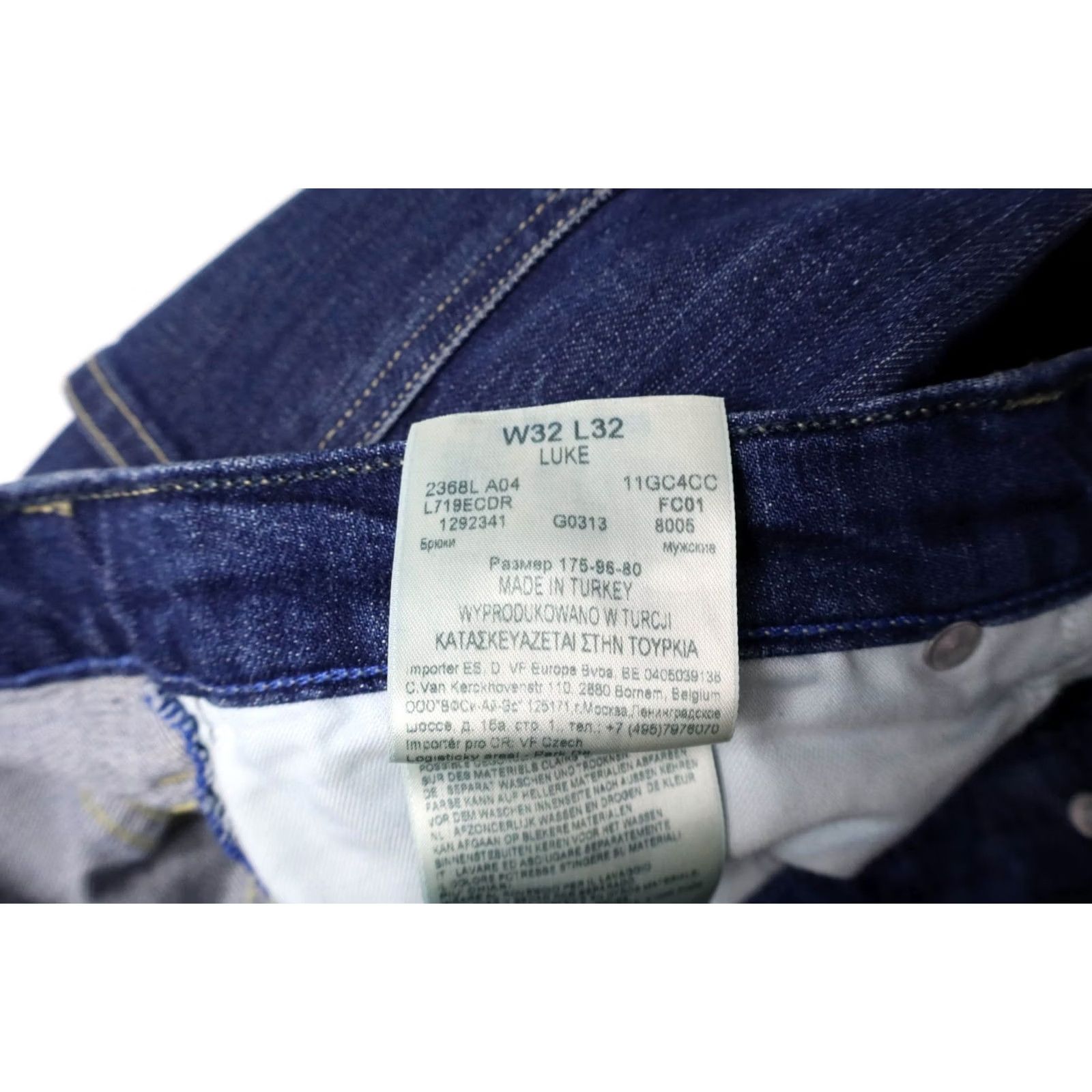Lee LEE Luke Jeans Slim Fit Zip Fly Stretch Whiskers Blue W32/L32 Mens Jeans Clothing惜 Size US 32 / EU 48 - 7 Thumbnail