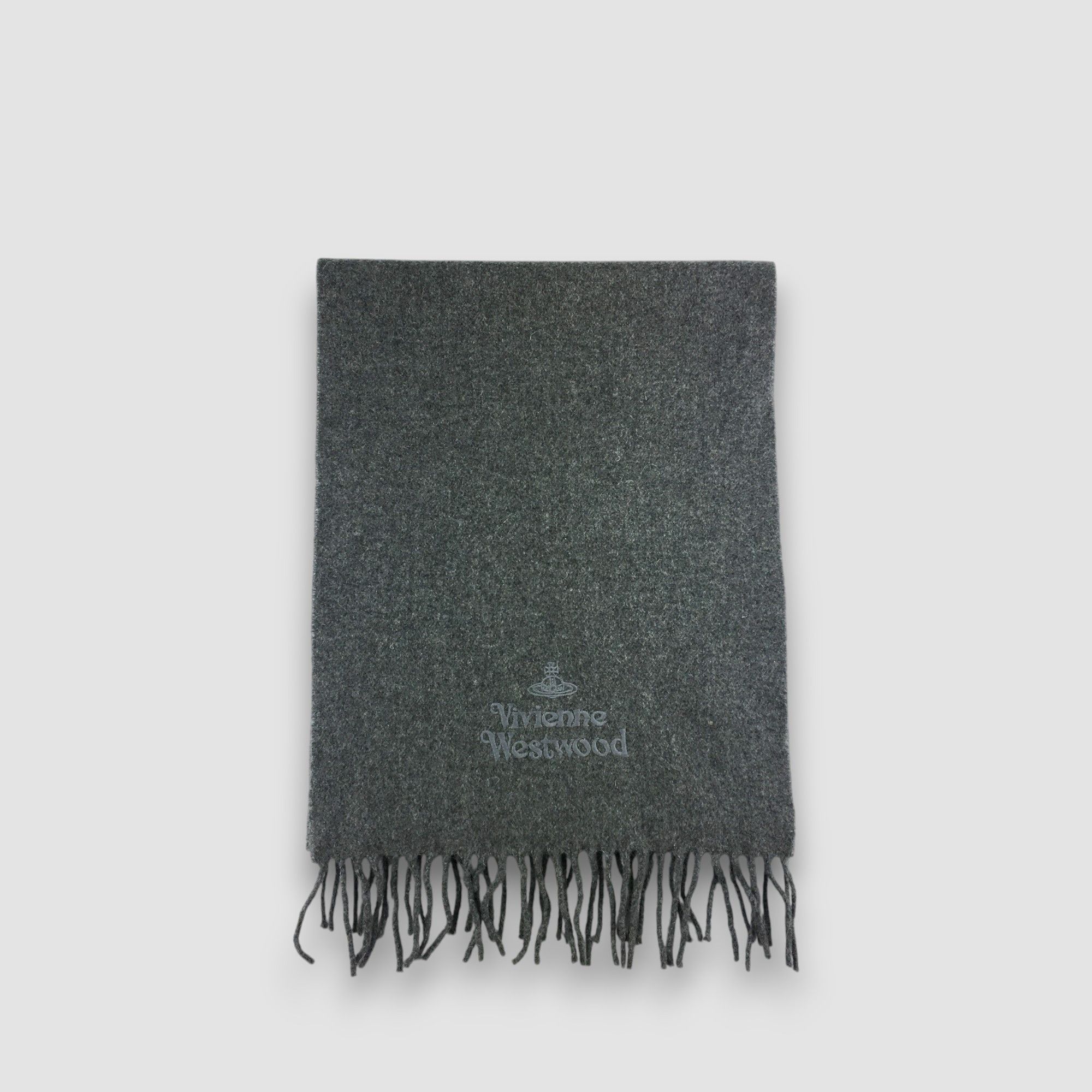 Japanese Brand Vintage Vivienne Westwood Scarf Muffler Orbs Wool Scarves . Size ONE SIZE - 2 Thumbnail