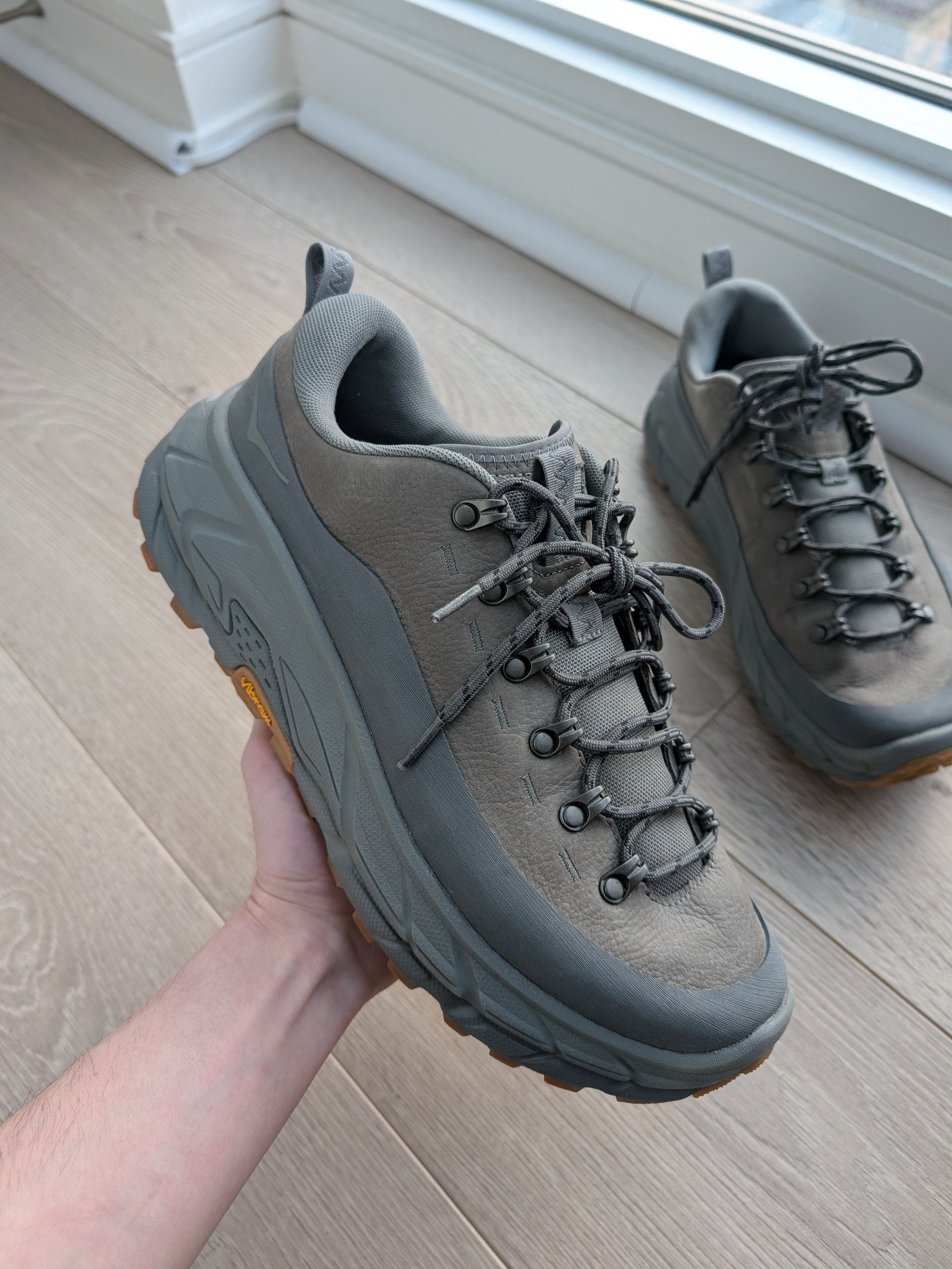Hoka Hoka Tor Summit leather grey men's 12 5 Size US 12.5 / EU 45-46 - 1 Thumbnail