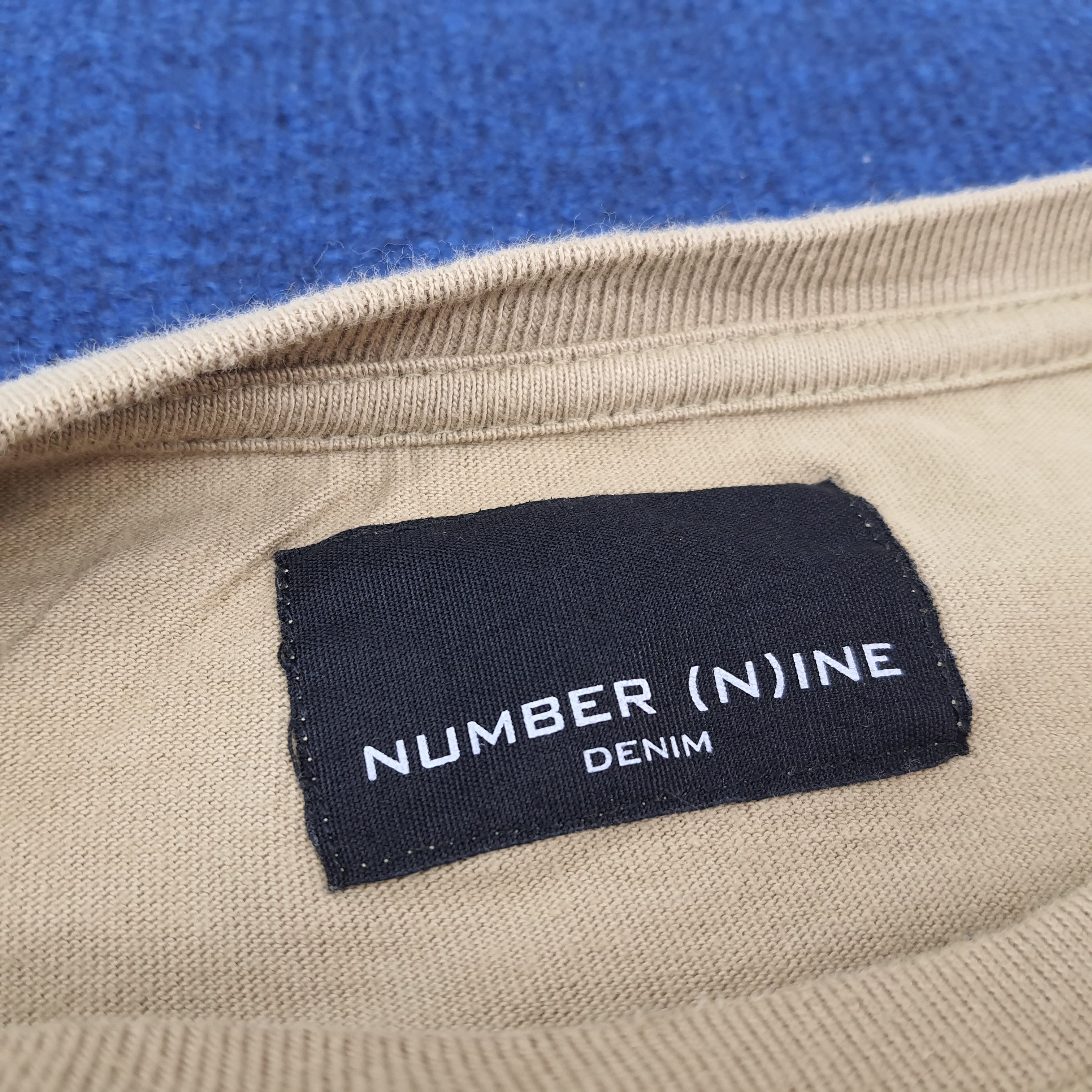 Japanese Brand × Number (N)ine × Vintage Vintage Number Nine Spell Out Japan Brand Boxy Tshirt Size US XL / EU 56 / 4 - 6 Thumbnail