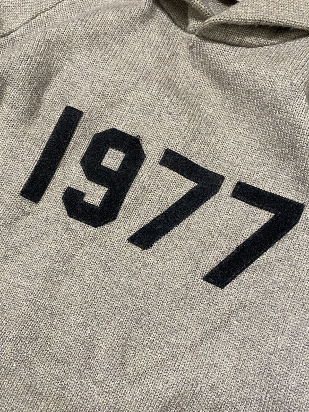 Essentials Fear of God Essentials Knit Oversized Hoodie 1977 Size: XL Size US XL / EU 56 / 4 - 2 Thumbnail