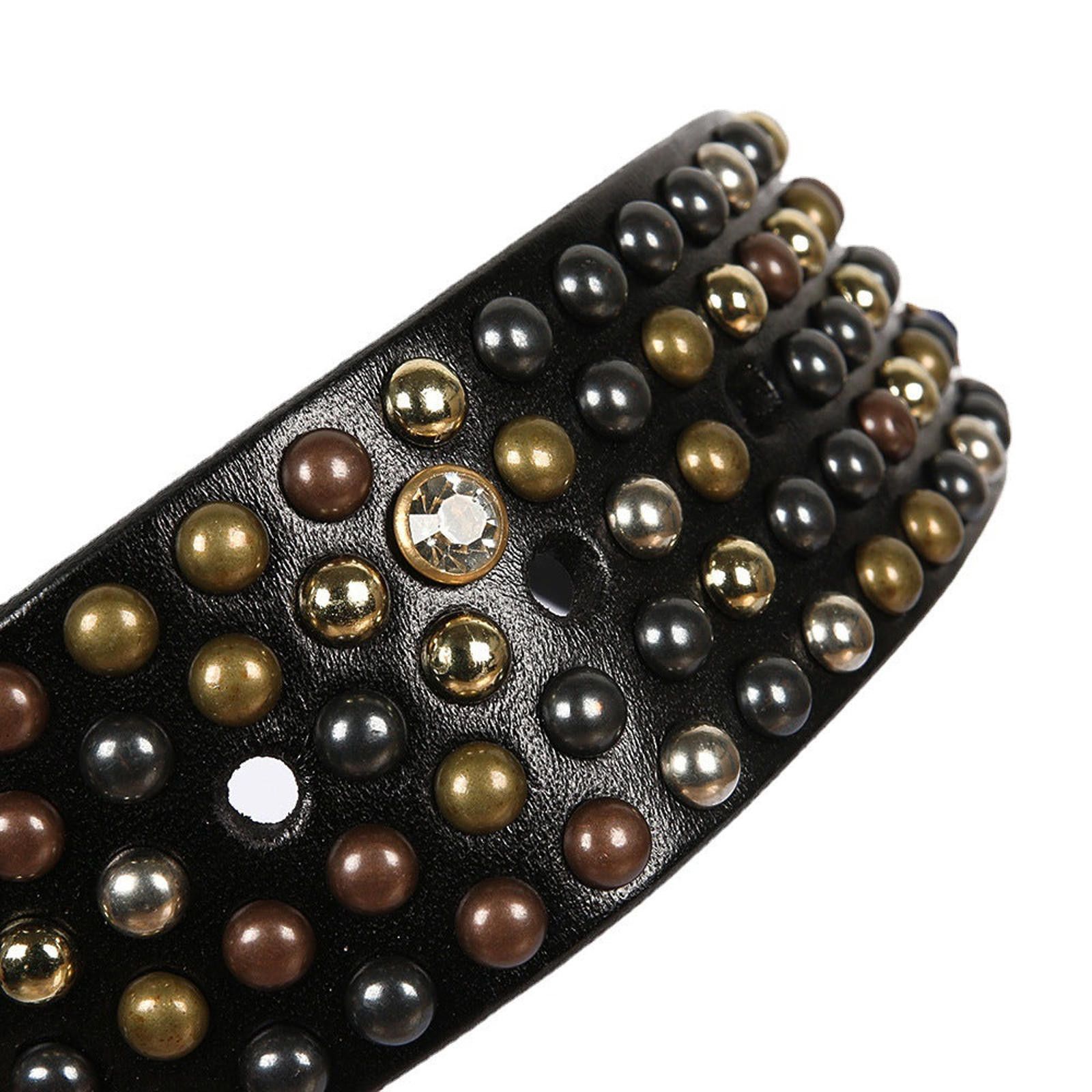 Other Strawberry Diamond Cowhide Leather Belt Size ONE SIZE - 3 Thumbnail