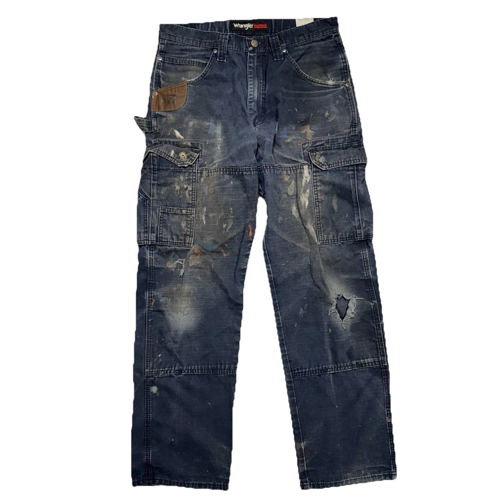 Wrangler Wrangler Riggs Workwear Ranger Relaxed Fit Black Men 31x32 Size US 31 - 1 Thumbnail