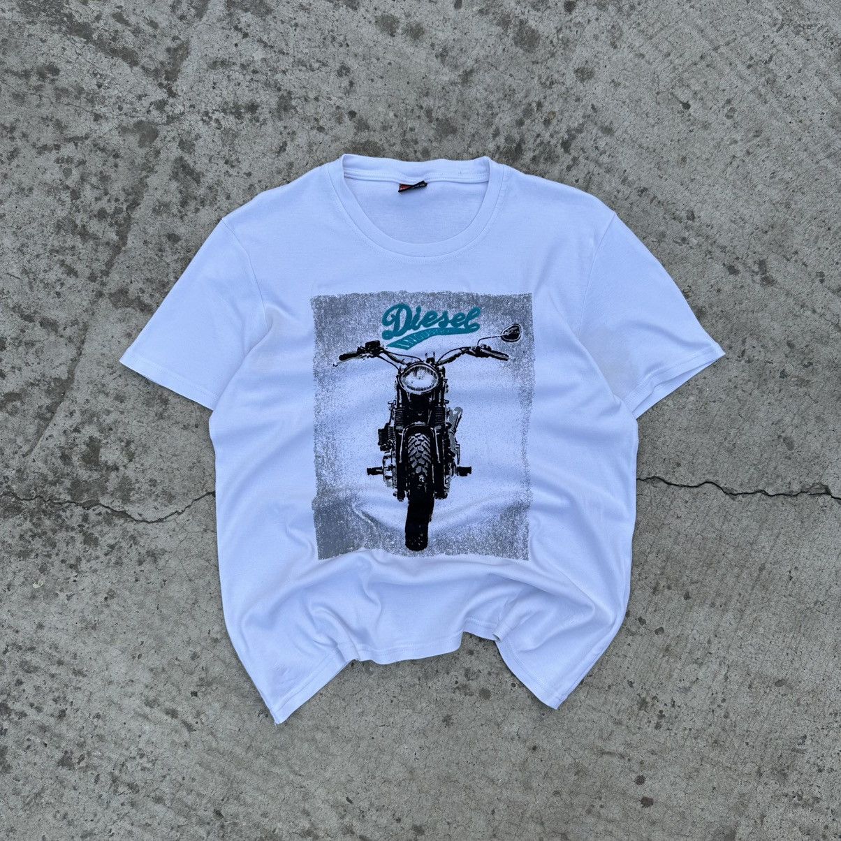 Diesel Vintage Japanese Style Diesel T-shirts Moto Logo Y2K 00s Size US M / EU 48-50 / 2 - 1 Thumbnail