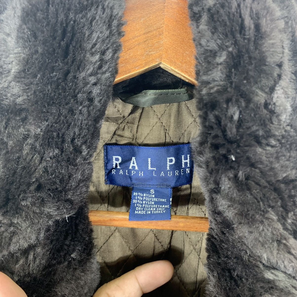 Polo Ralph Lauren × Vintage VINTAGE POLO RALPH LAUREN MINK FUR NYLON JACKET Size US S / EU 44-46 / 1 - 13 Thumbnail