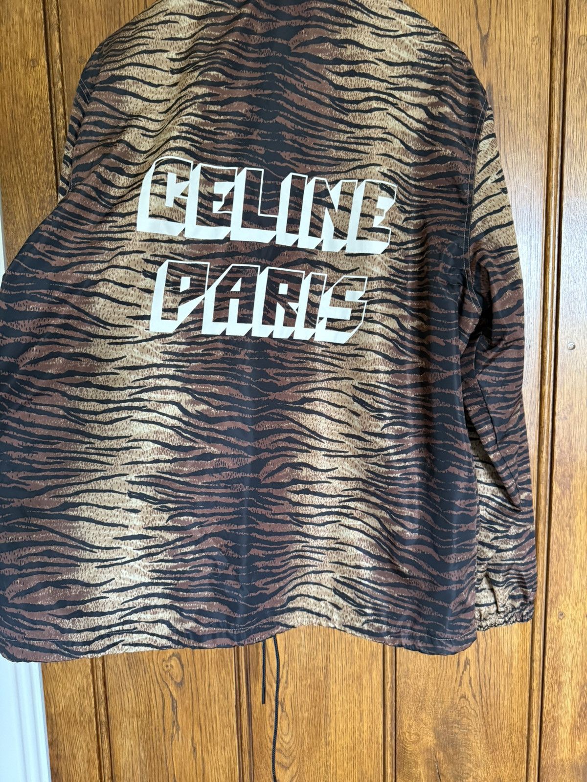 Celine $1.9k Celine tiger animal logo print coach jacket S M L Hedi Size US M / EU 48-50 / 2 - 21 Thumbnail