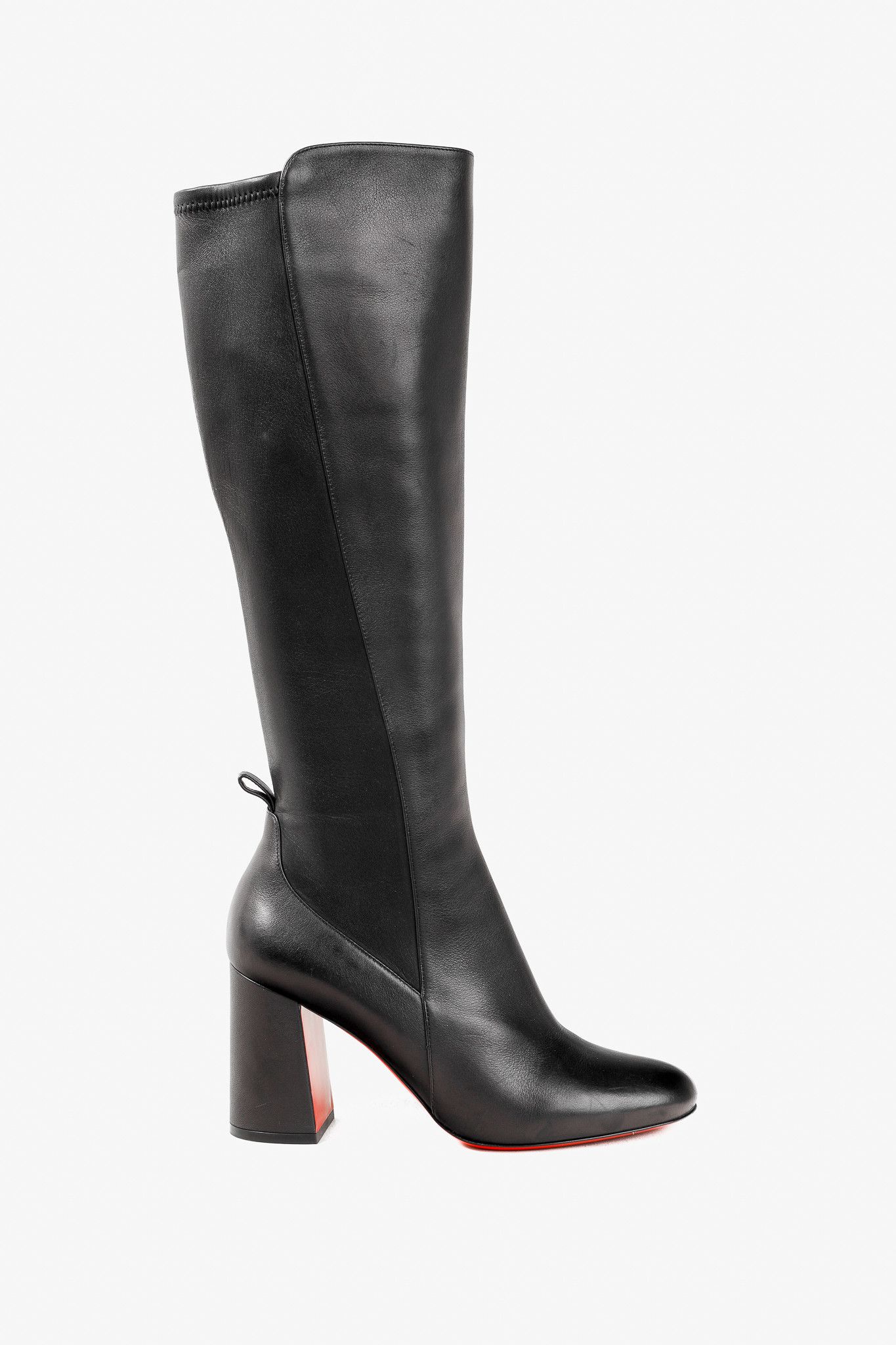 Christian Louboutin Christian Louboutin Kronobotte 85 Knee-High Leather Boots Size US 8 / IT 38 - 1 Thumbnail