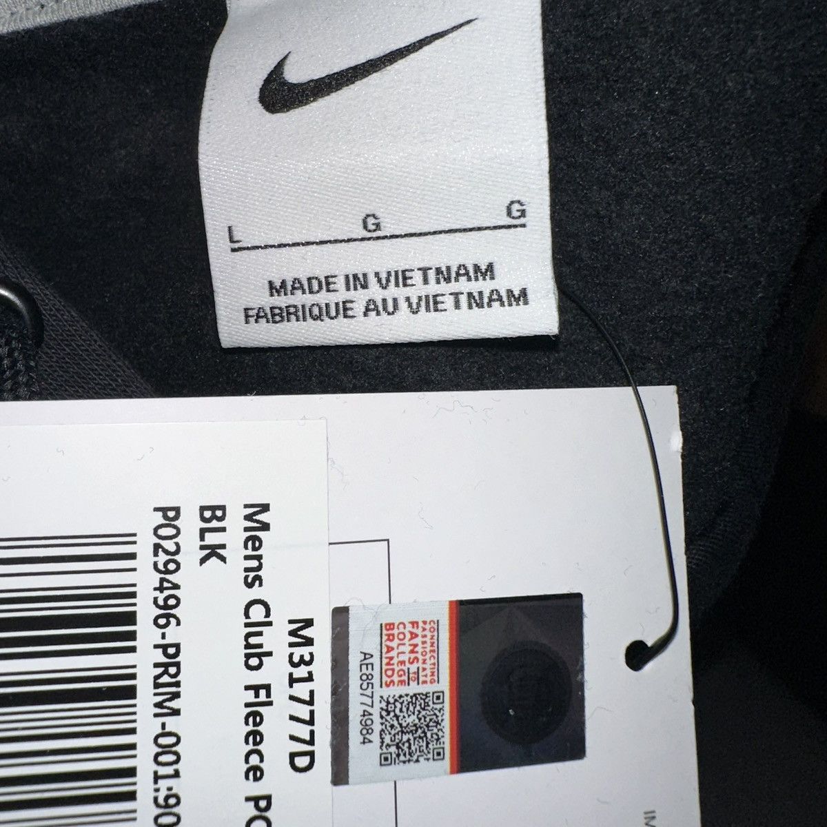 NCAA × Nike NWT Nike Men's Coach Prime Black Pullover Hoodie Size Large Size US L / EU 52-54 / 3 - 5 Thumbnail