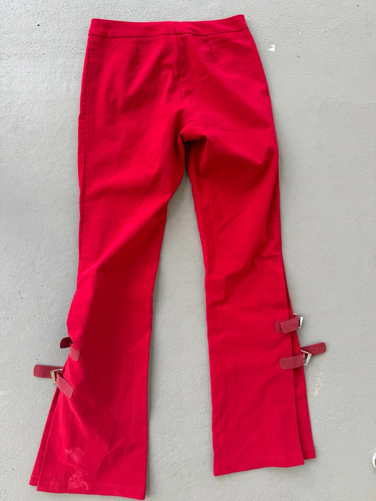 Express Red Rave stretch Pant Size 32" / US 10 / IT 46 - 8 Thumbnail