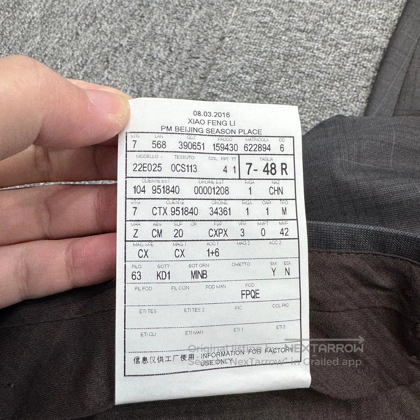 Ermenegildo Zegna Ermenegildo Zegna Plaid Wool Casual Pants. Size US 32 / EU 48 - 3 Thumbnail
