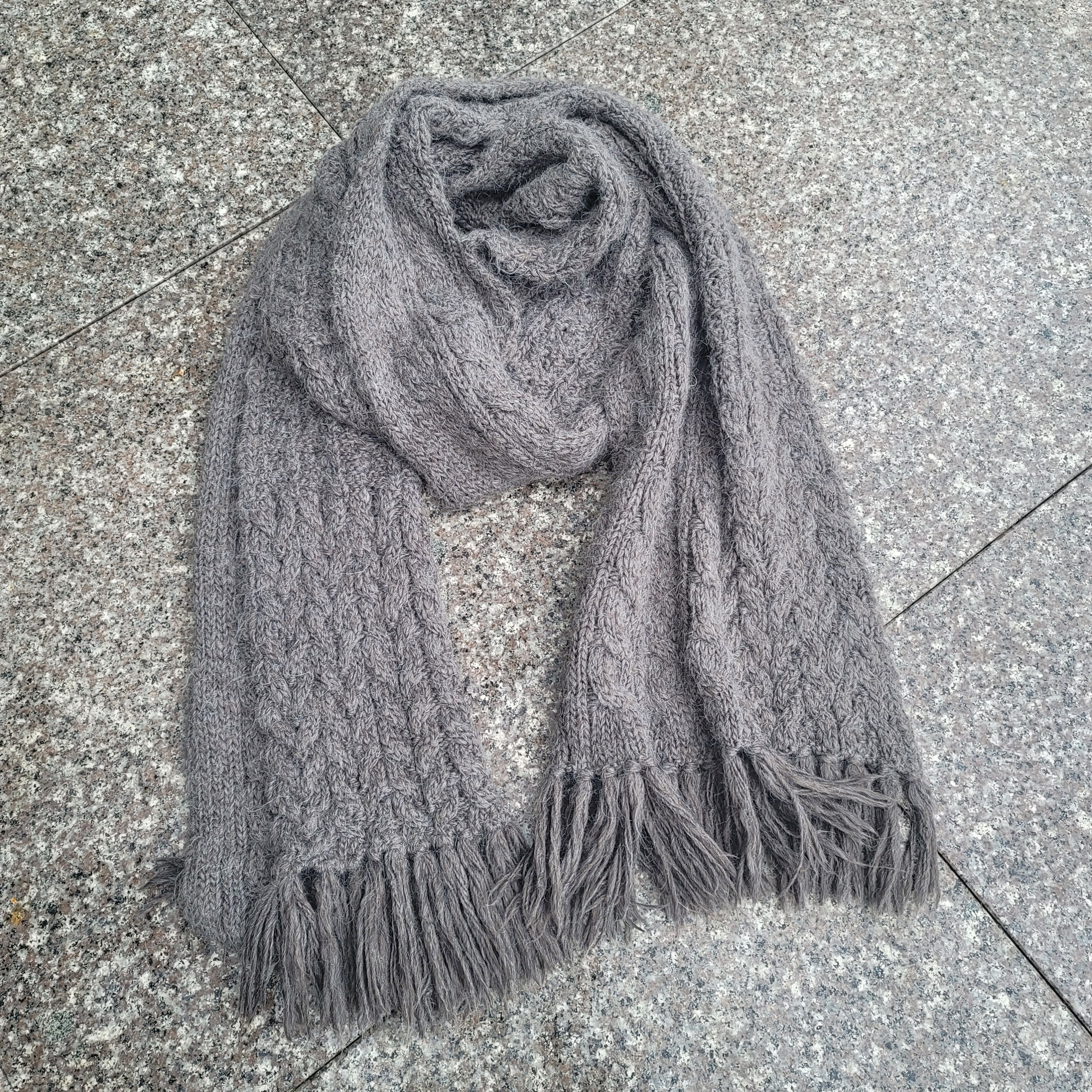 Allsaints Allsaints oversized knitted scarf Size ONE SIZE - 1 Thumbnail