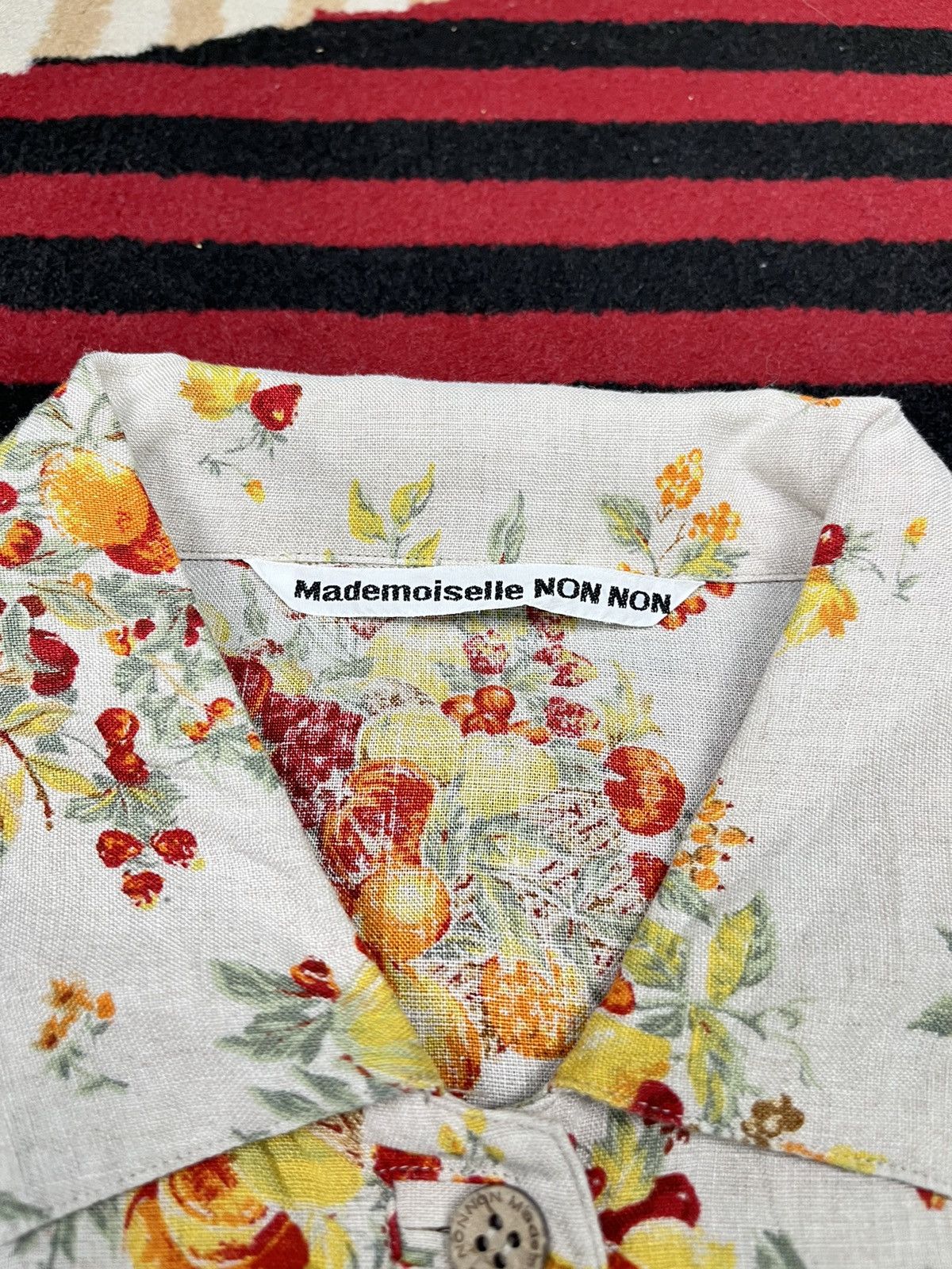 Mademoiselle Non Non Mademoiselle Non Non Fruit Print Shirt Size US S / EU 44-46 / 1 - 4 Thumbnail