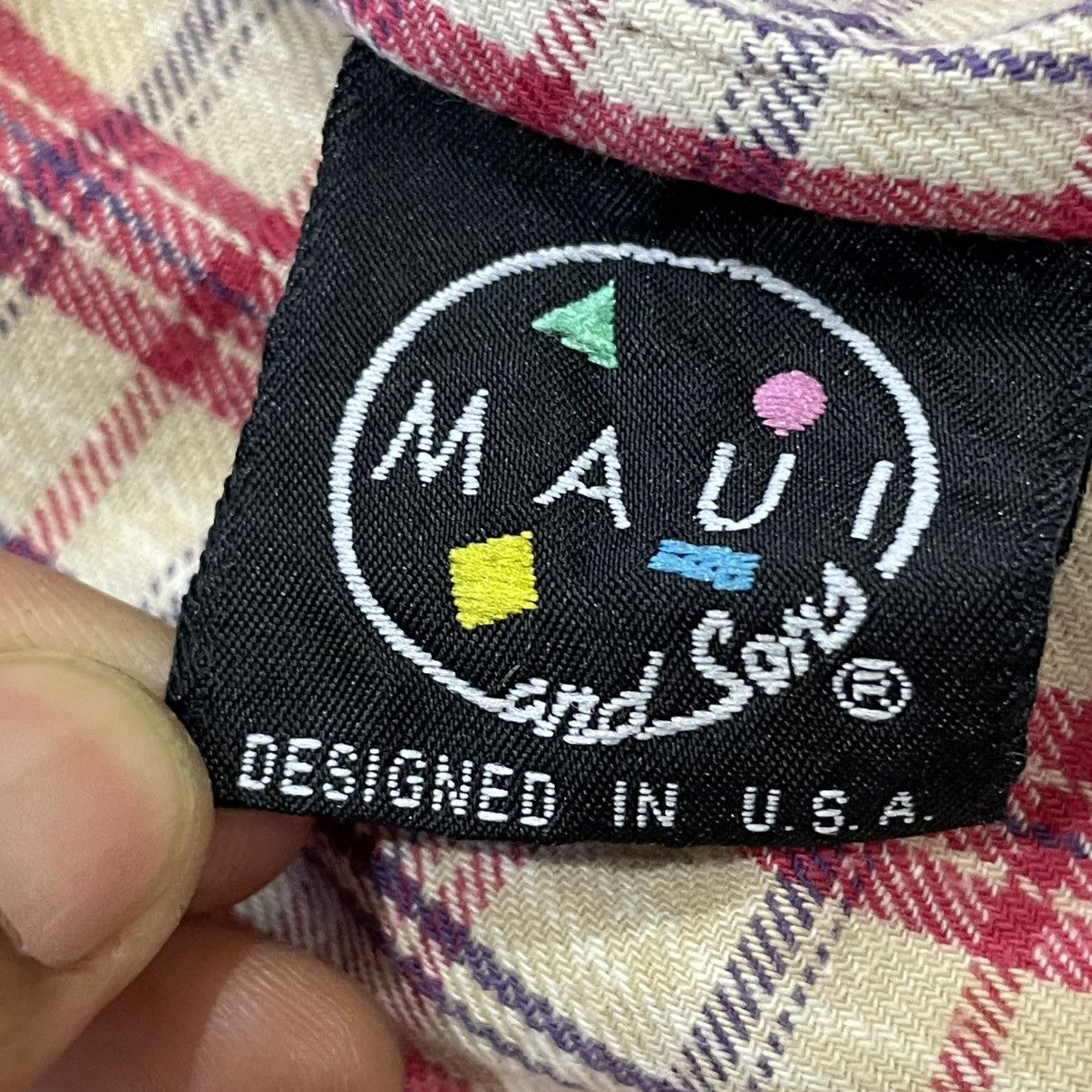 Maui and Sons Vintage 90s Maui & Sons Full-Zip Plaid Flannel Size US M / EU 48-50 / 2 - 10 Thumbnail