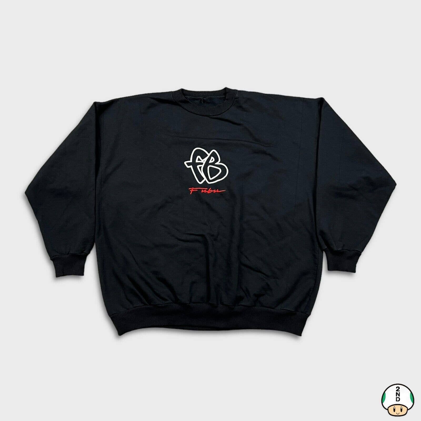 VTG Fubu Sweatshirt Large Long Sleeve Pullover 90s Crewneck - Main Image
