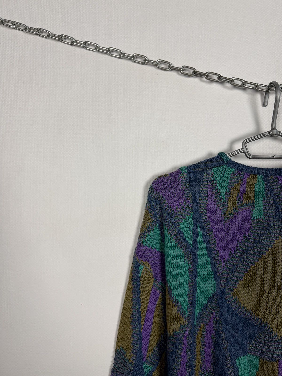 Carlo Colucci Carlo Colucci Moda Uomo Vintage V-Neck Knit Sweater Size 54 Size US L / EU 52-54 / 3 - 13 Thumbnail