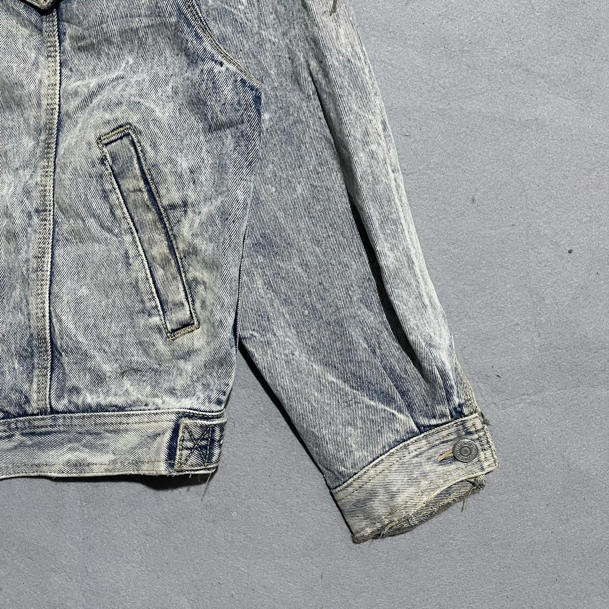 Edwin Vintage Early-90s Edwin Acid Wash Denim Trucker Jacket Japan Size US M / EU 48-50 / 2 - 4 Thumbnail