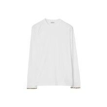 Burberry o1w1db10326 Long Sleeve T-Shirt in White Size US M / EU 48-50 / 2 - 1 Preview
