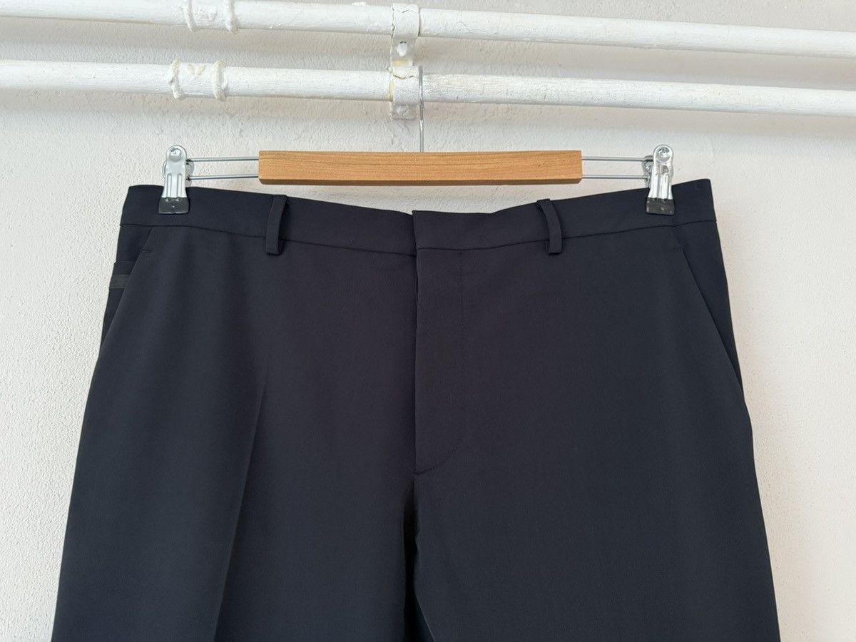 Prada Prada Navy Nylon Trousers with Cuffed Hem – Size 52 Size US 36 / EU 52 - 2 Thumbnail