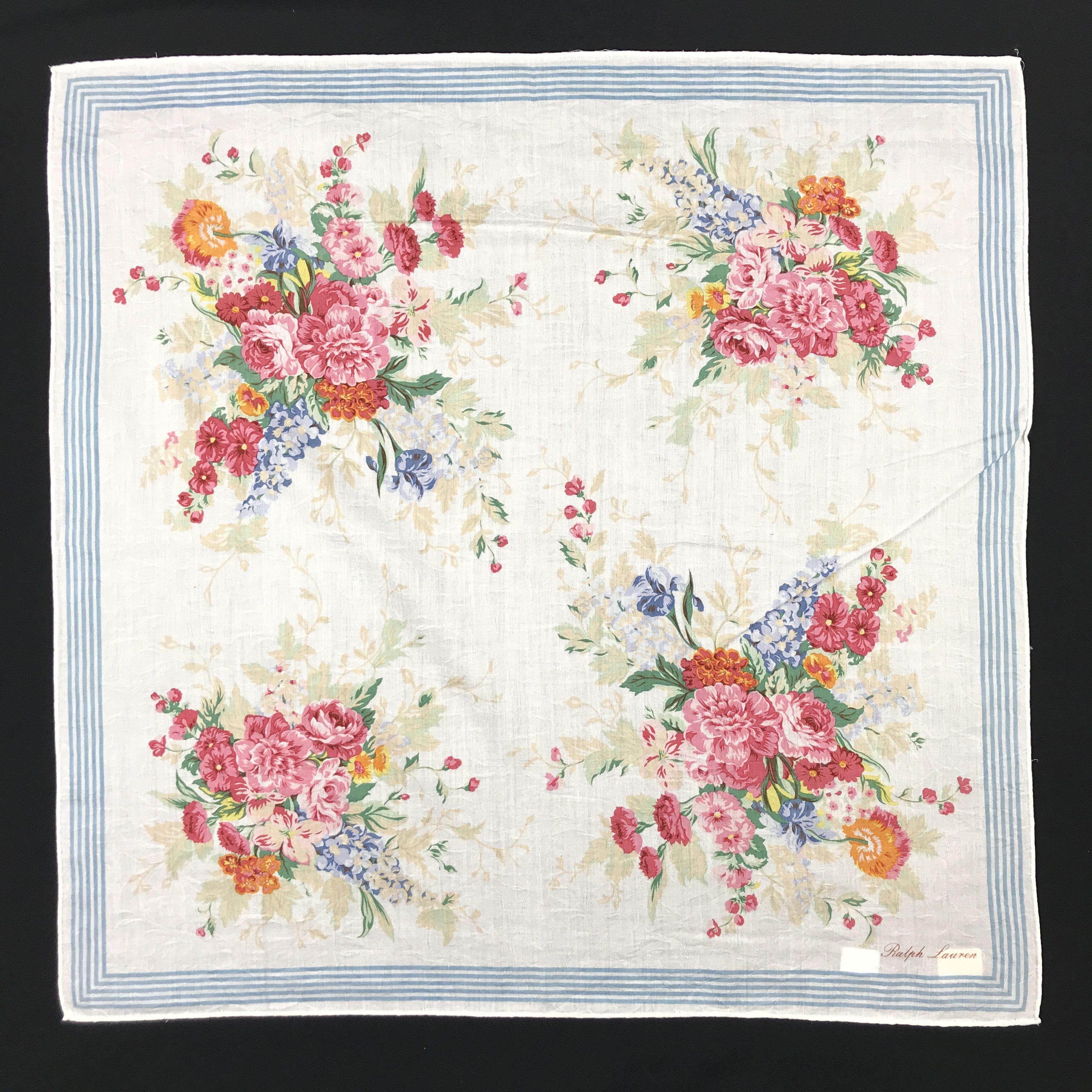 Designer × Ralph Lauren × Vintage Vintage Ralph Lauren Bandana Neckerchief Handkerchief Size ONE SIZE - 1 Thumbnail