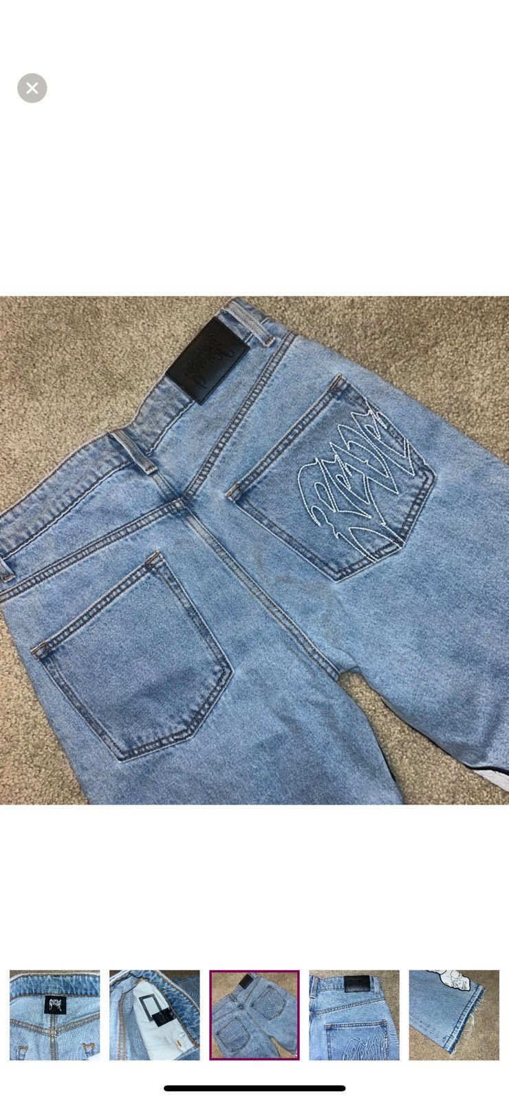 Revenge Revenge Skull Jeans Size US 32 / EU 48 - 4 Thumbnail