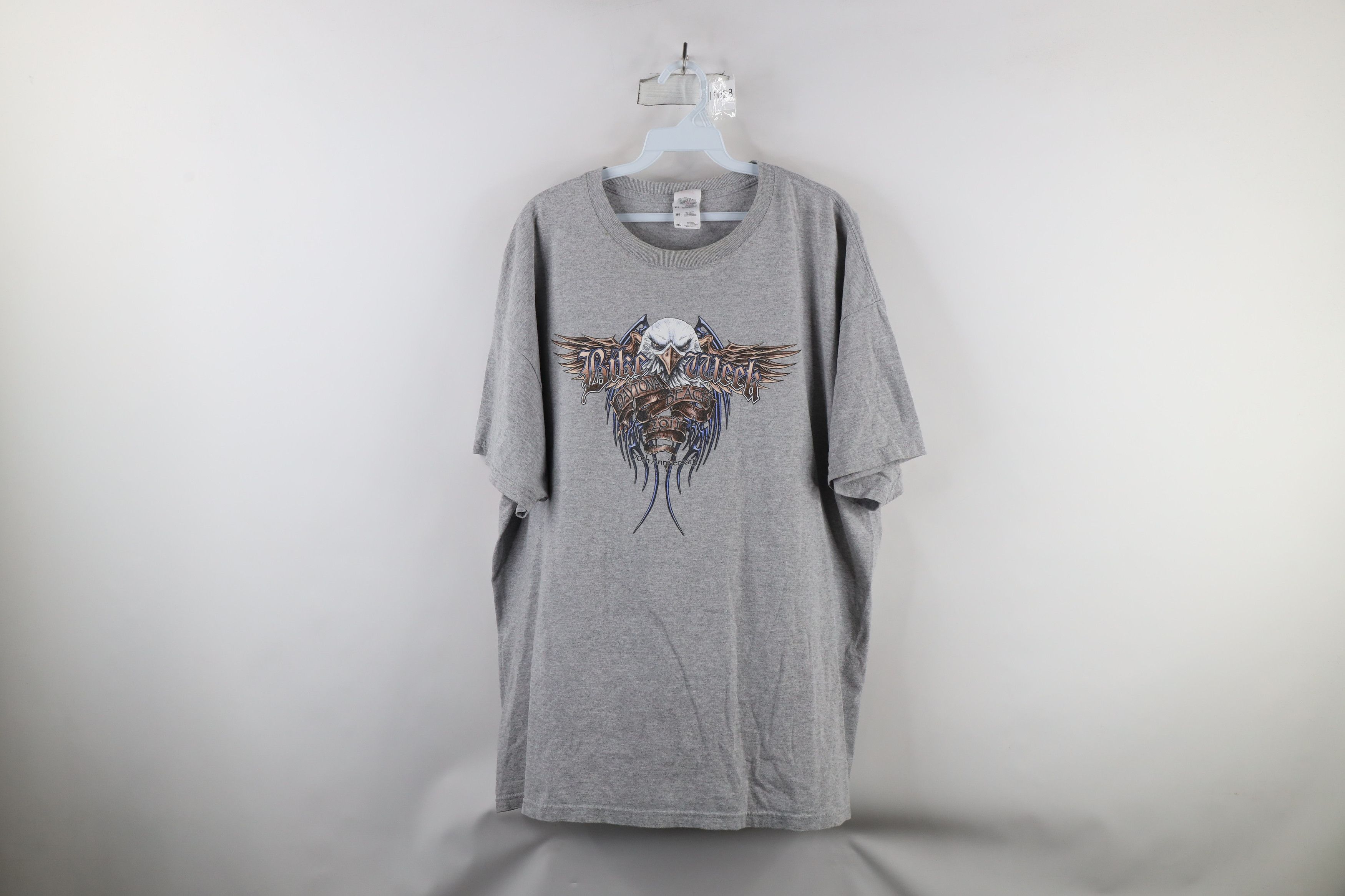 Vintage Vintage Y2K Daytona Beach Bike Week Eagle Tribal T-Shirt Size US XXL / EU 58 / 5 - 1 Thumbnail