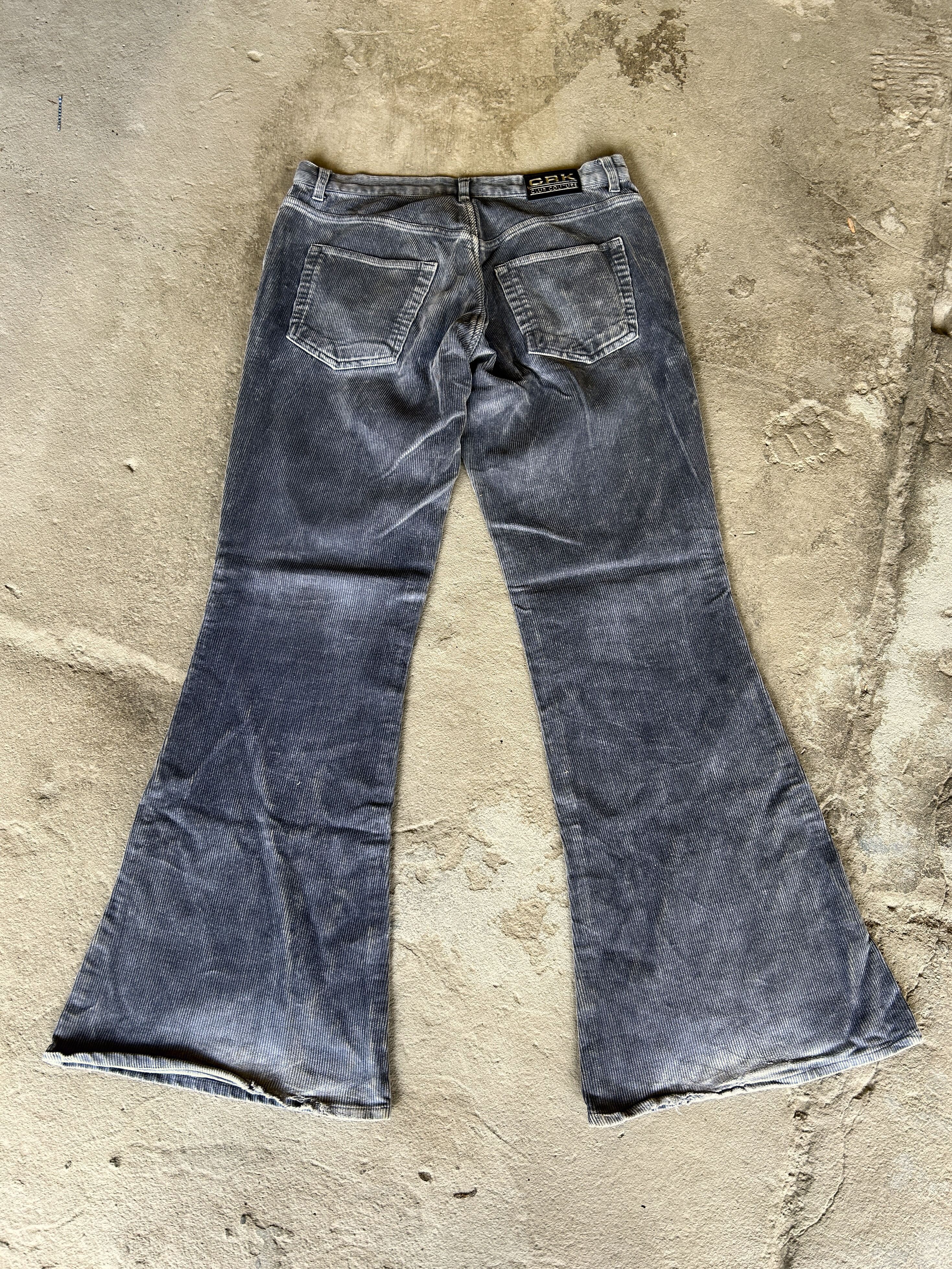 Vintage FLARED 💥 JUNYA WATANABE BALENCIAGA STYLE DISTRESSED JEANS Size US 30 / EU 46 - 1 Thumbnail