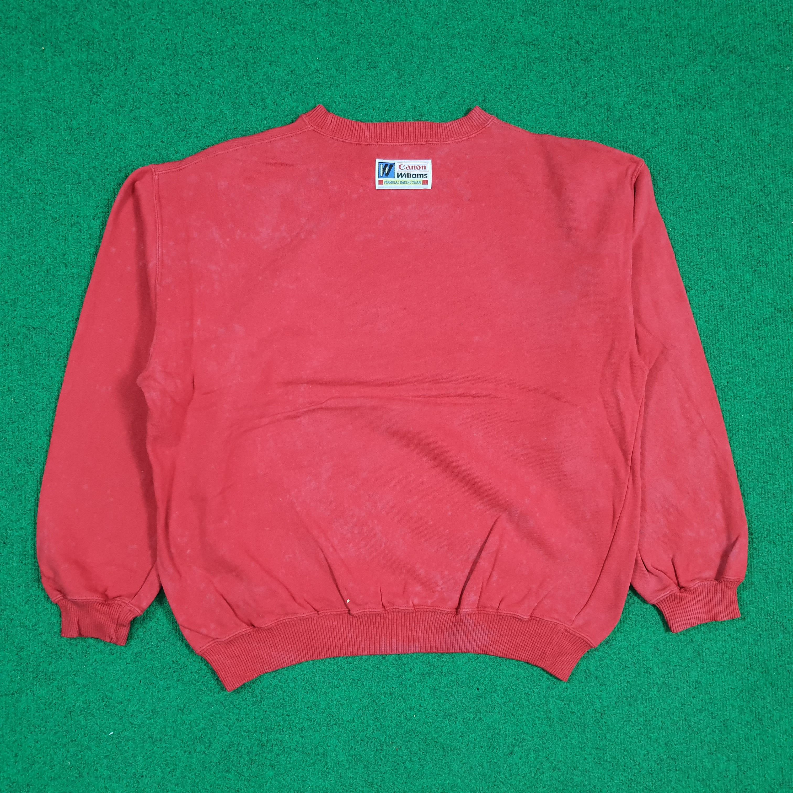 Canon Vintage Canon Williams Team F1 Racing Spirit Pullover C295N6 Size US M / EU 48-50 / 2 - 4 Thumbnail