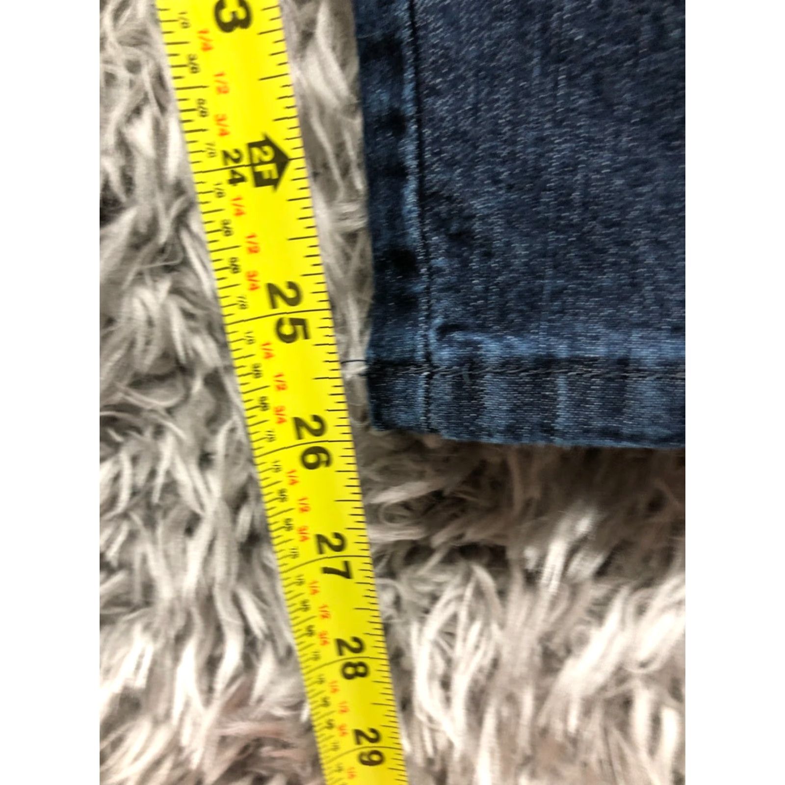Vintage CHIC Jeans Jegging Dark Wash Blue Denim Stretch Size 8P Petite Womens High Rise 27in Inseam 5-Pocket Size 30" / US 8 / IT 44 - 3 Thumbnail