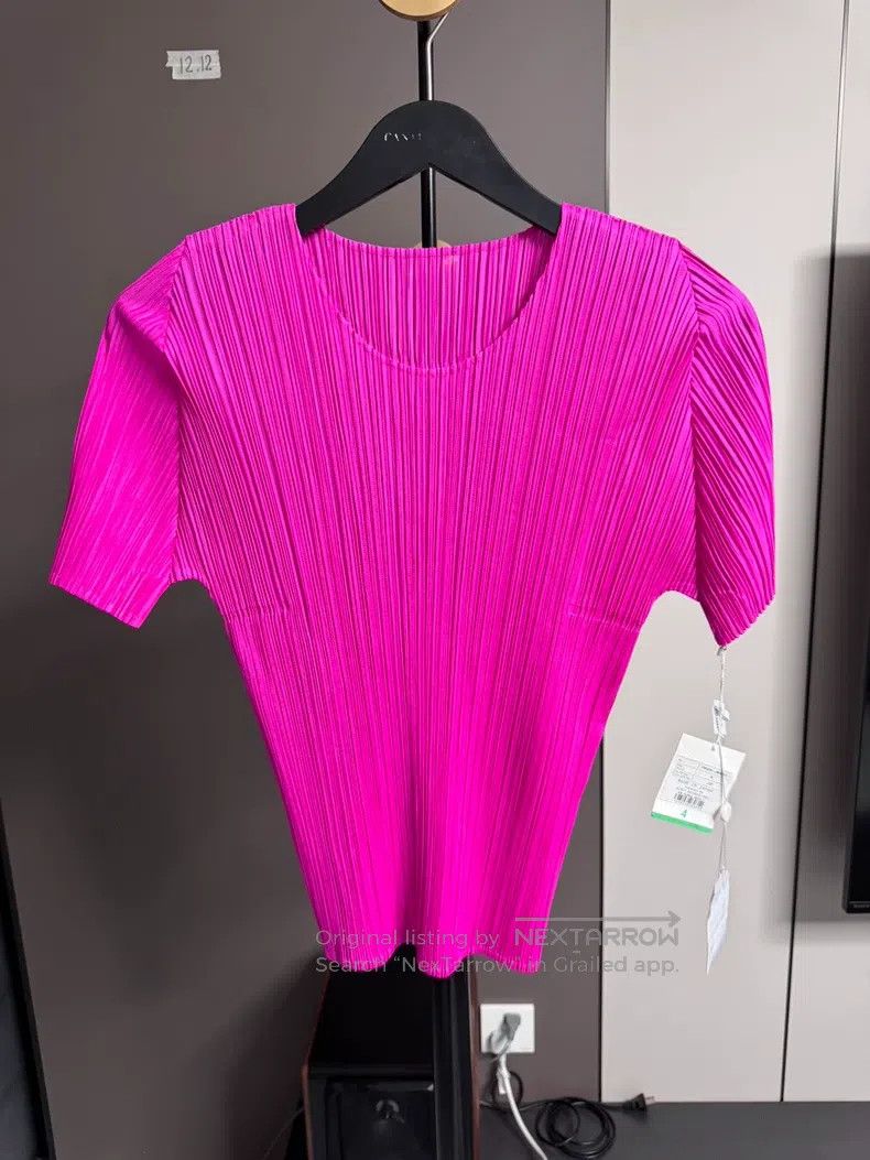 Issey Miyake Issey Miyake Iridescent Top - Pink Size XL / US 12-14 / IT 48-50 - 1 Thumbnail